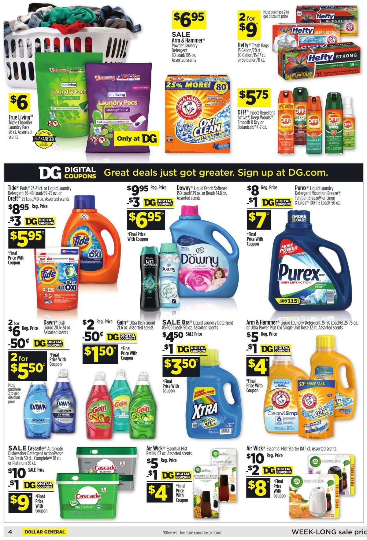 Dollar General Weekly Ad from July 12