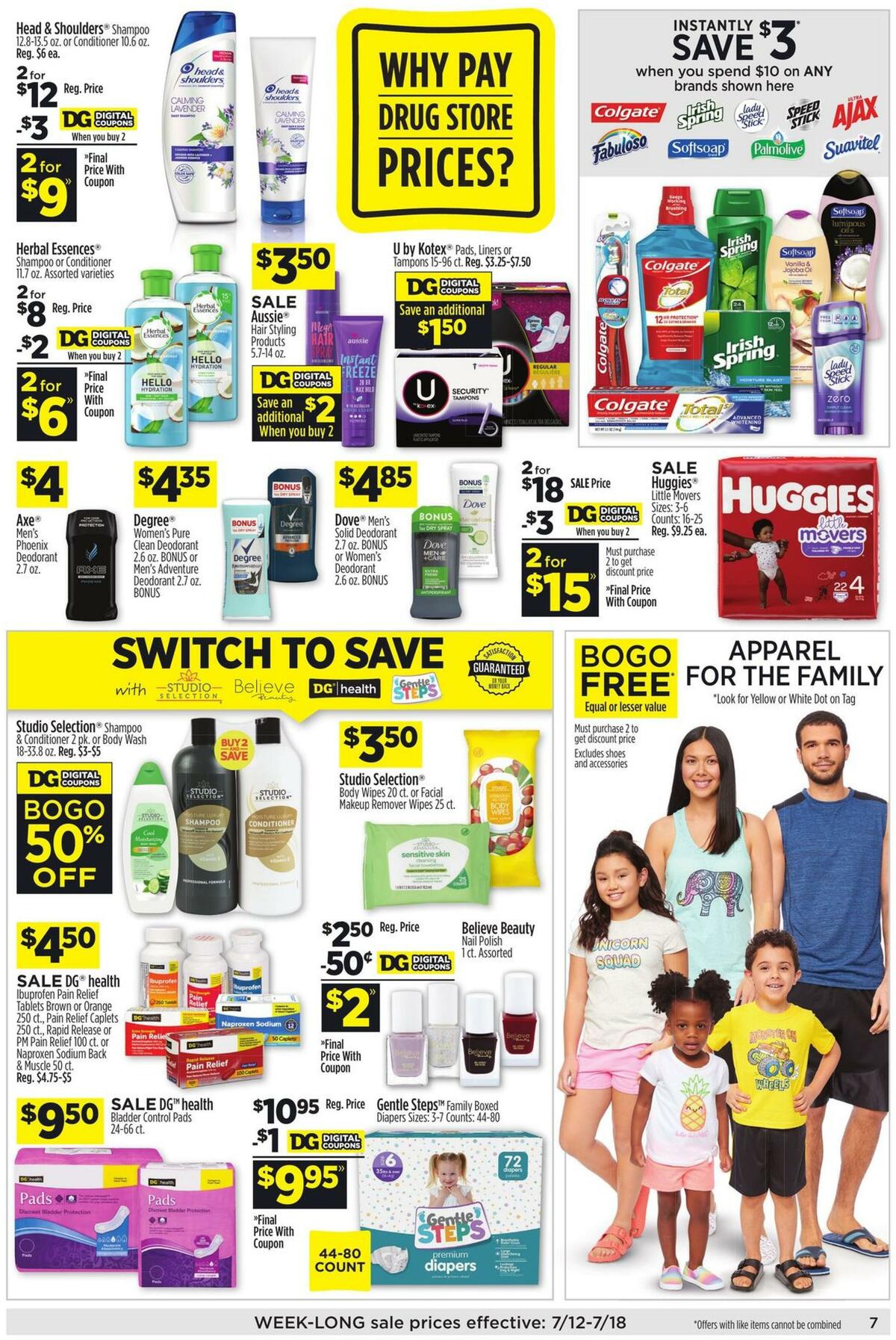 Dollar General Weekly Ad from July 12