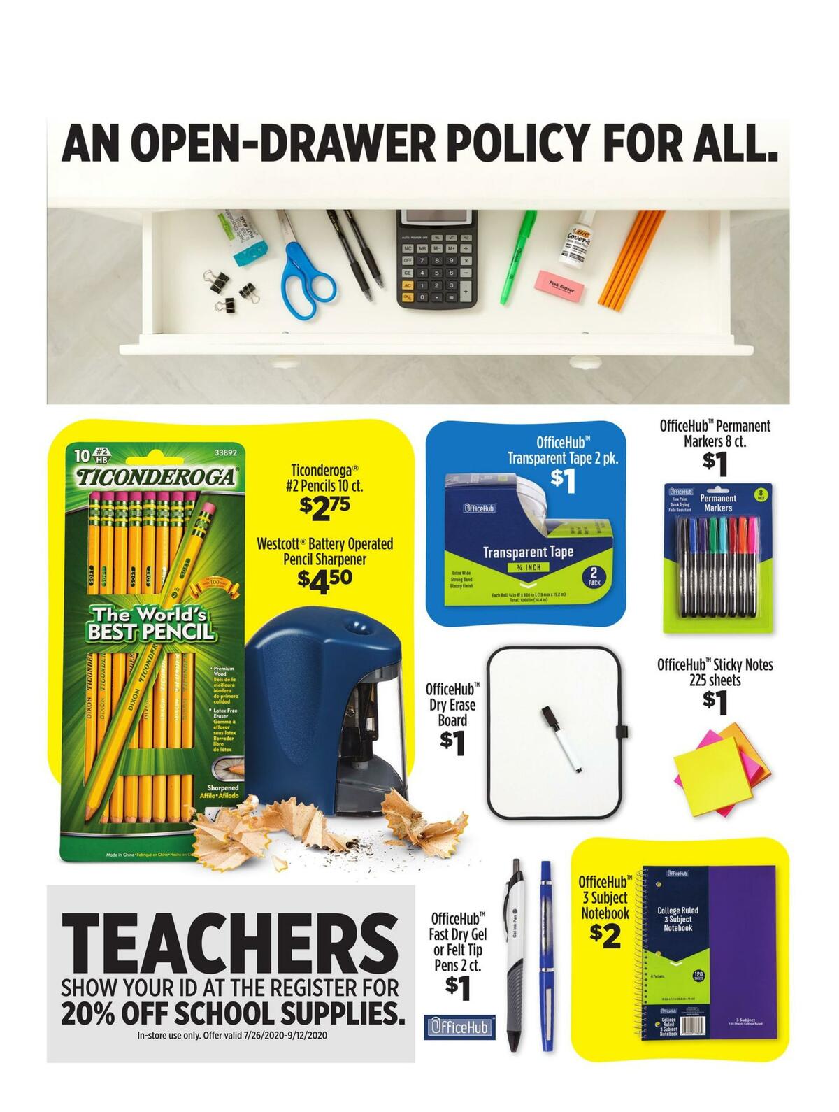 Dollar General Back to School Savings Weekly Ad from July 5