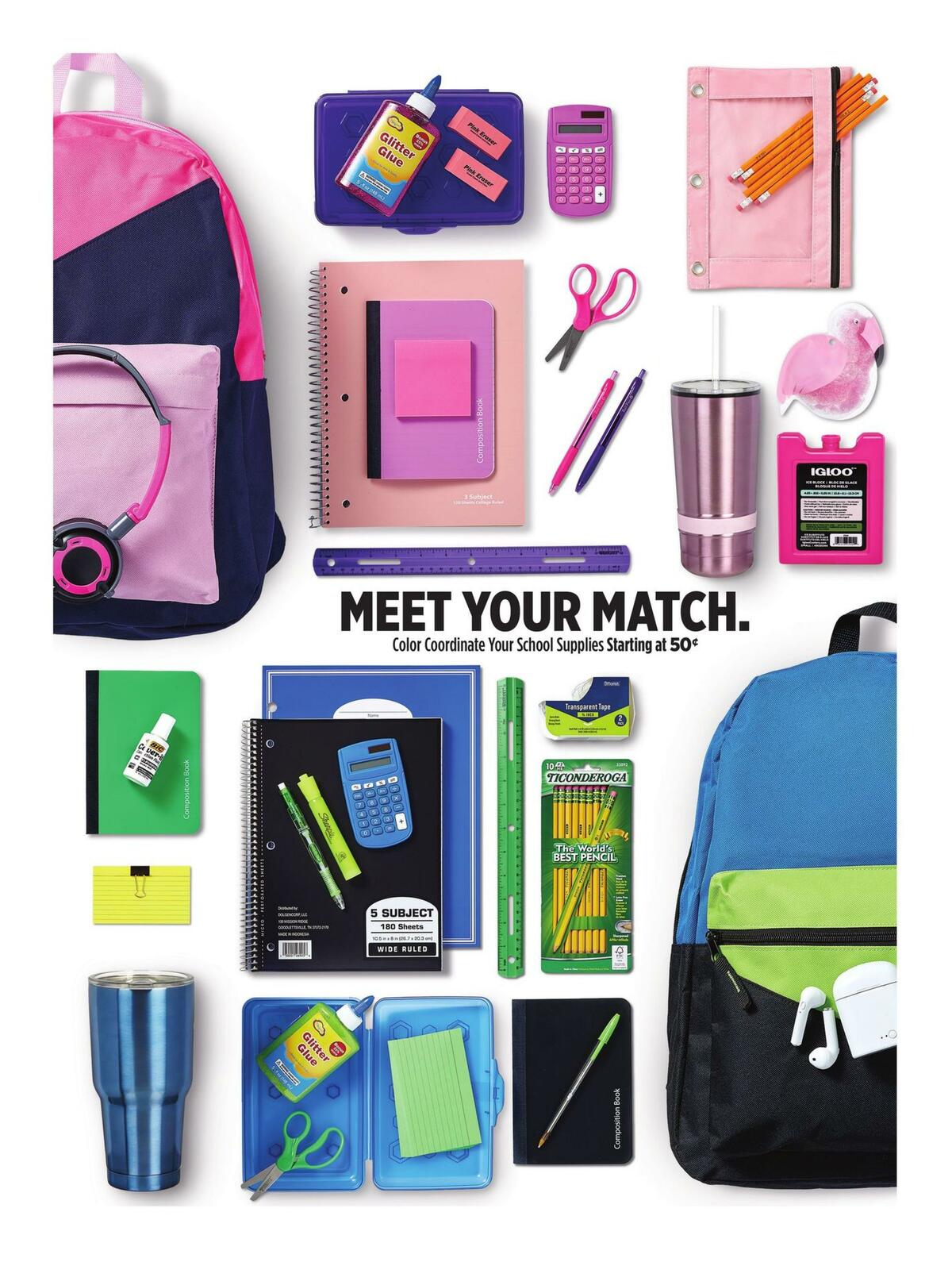 Dollar General Back to School Savings Weekly Ad from July 5