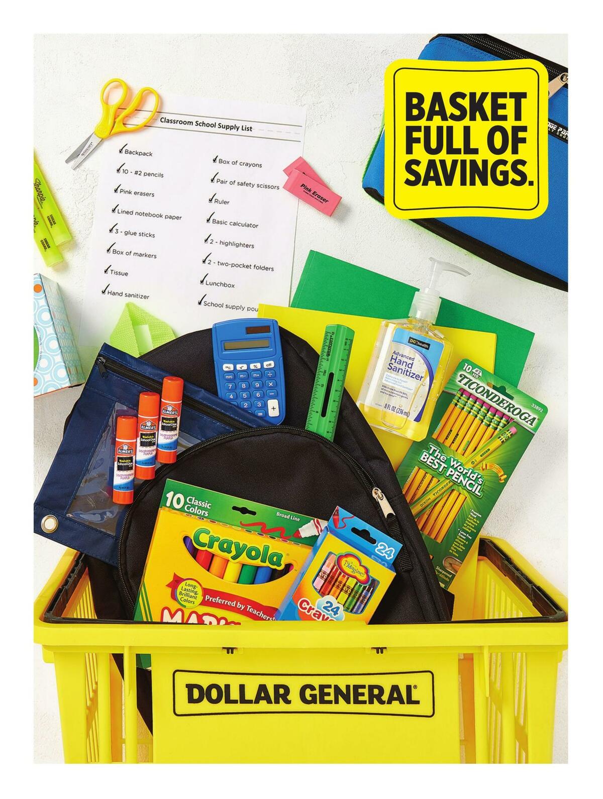 Dollar General Back to School Savings Weekly Ad from July 5