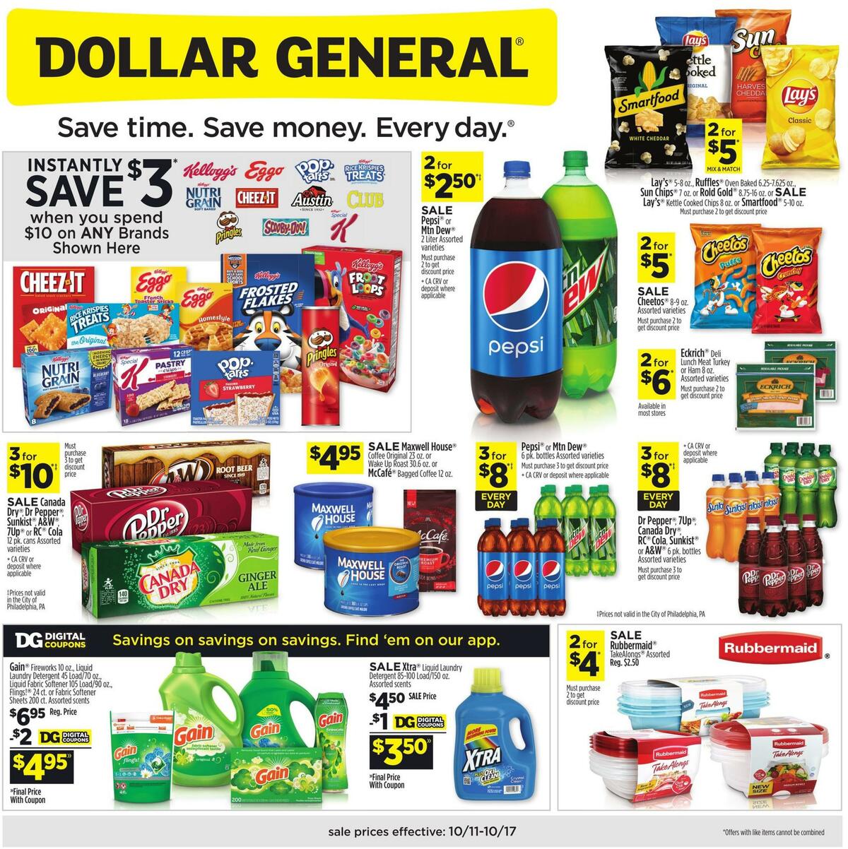 Dollar General Weekly Ad from October 11