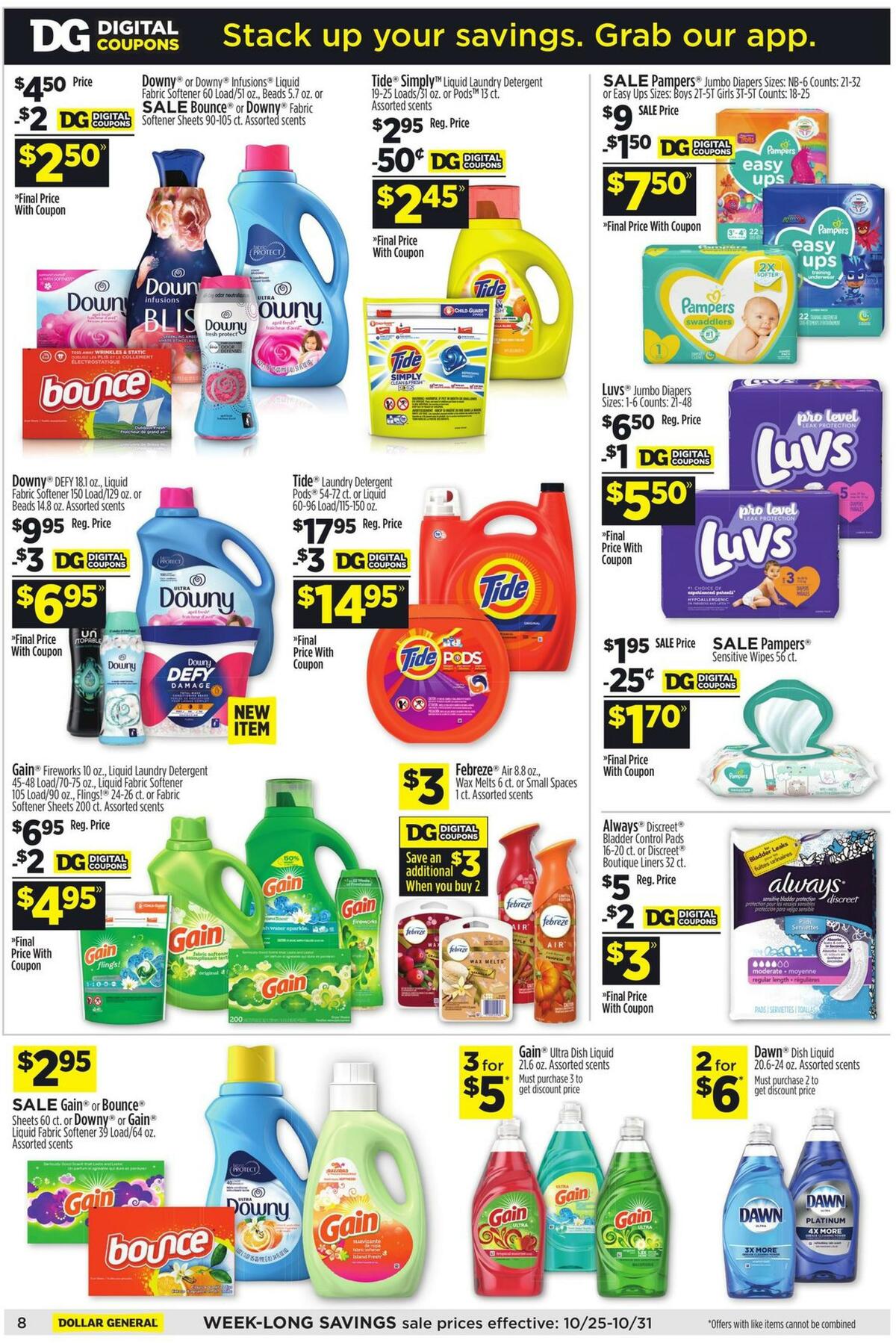 Dollar General Weekly Ad from October 25