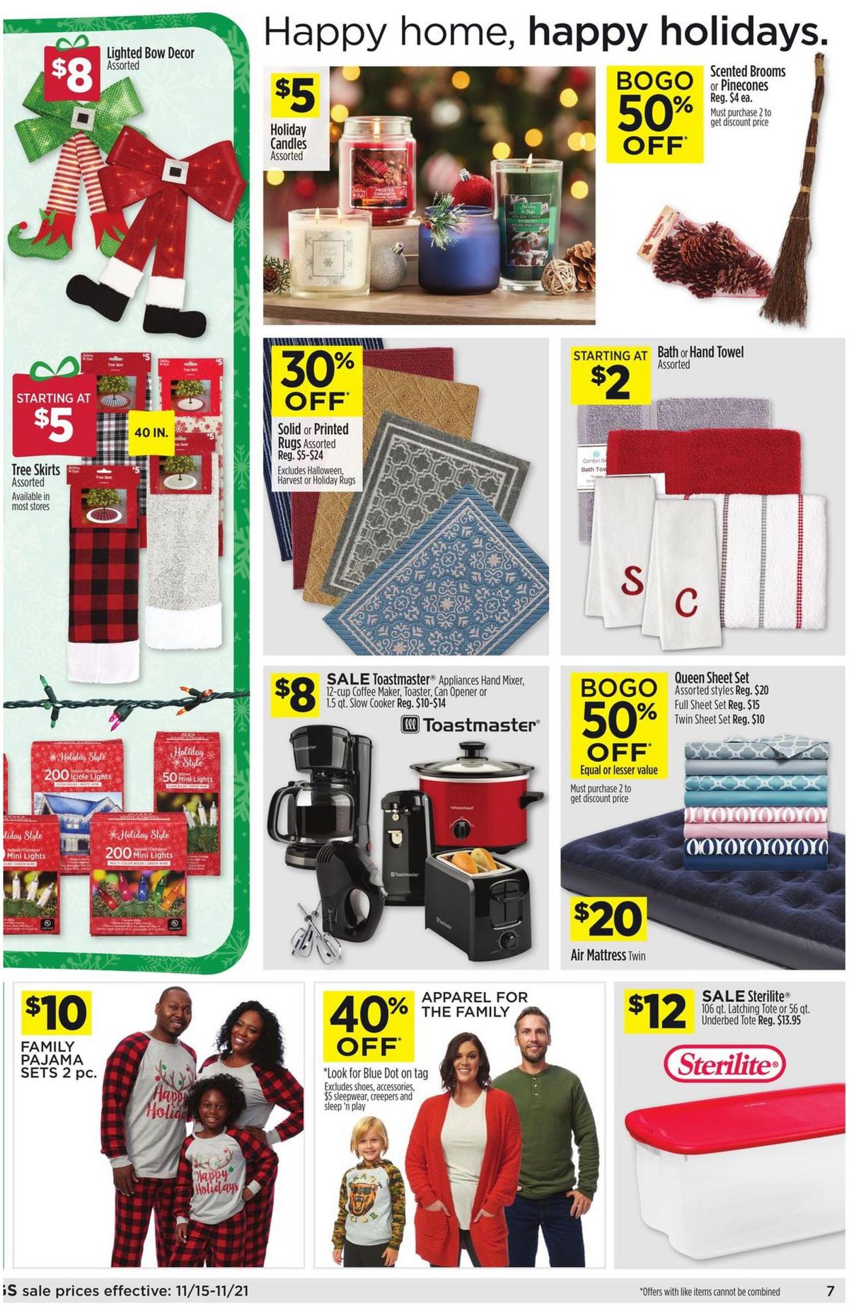 Dollar General Weekly Ad from November 15