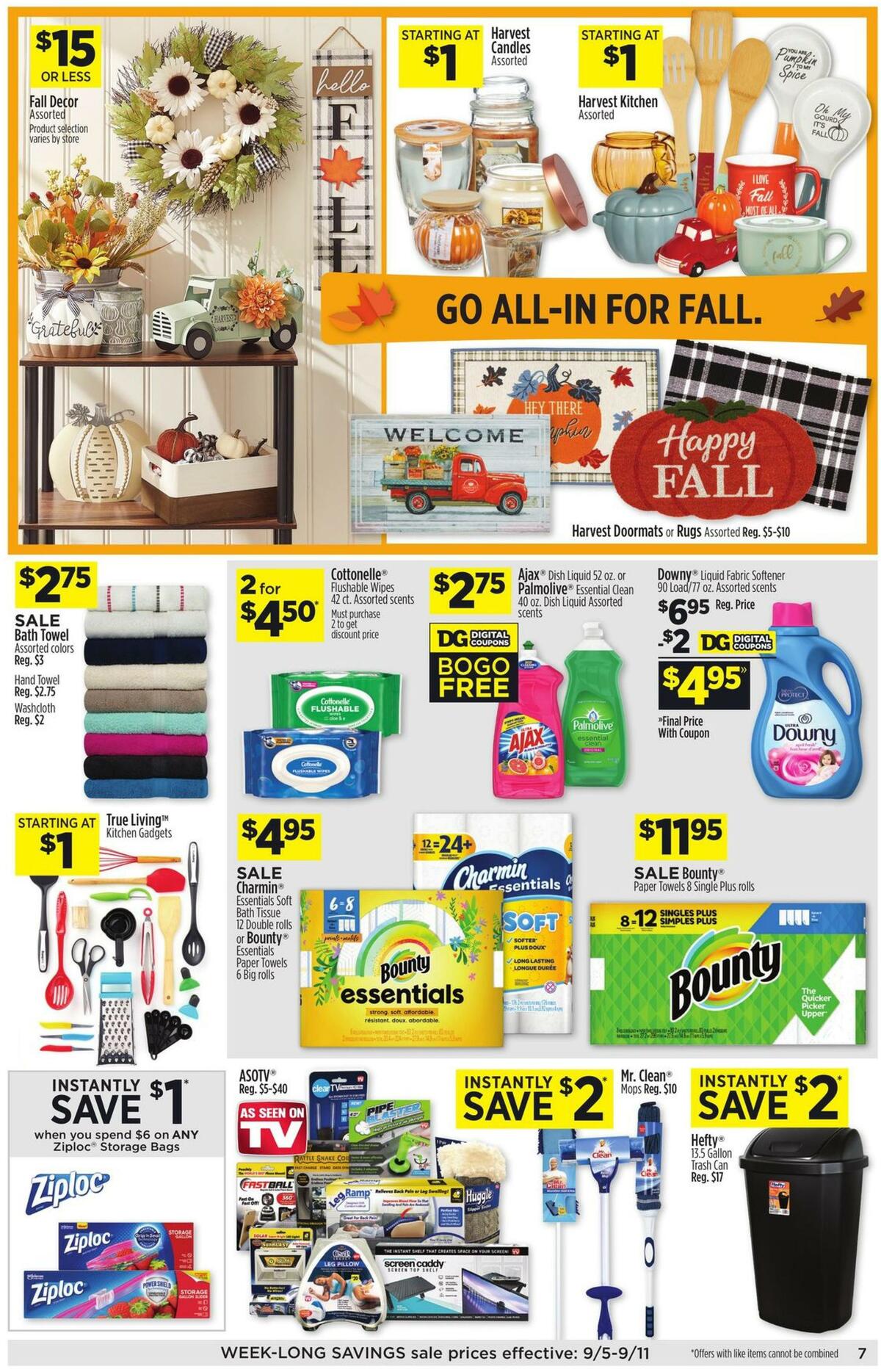 Dollar General Weekly Ad from September 5