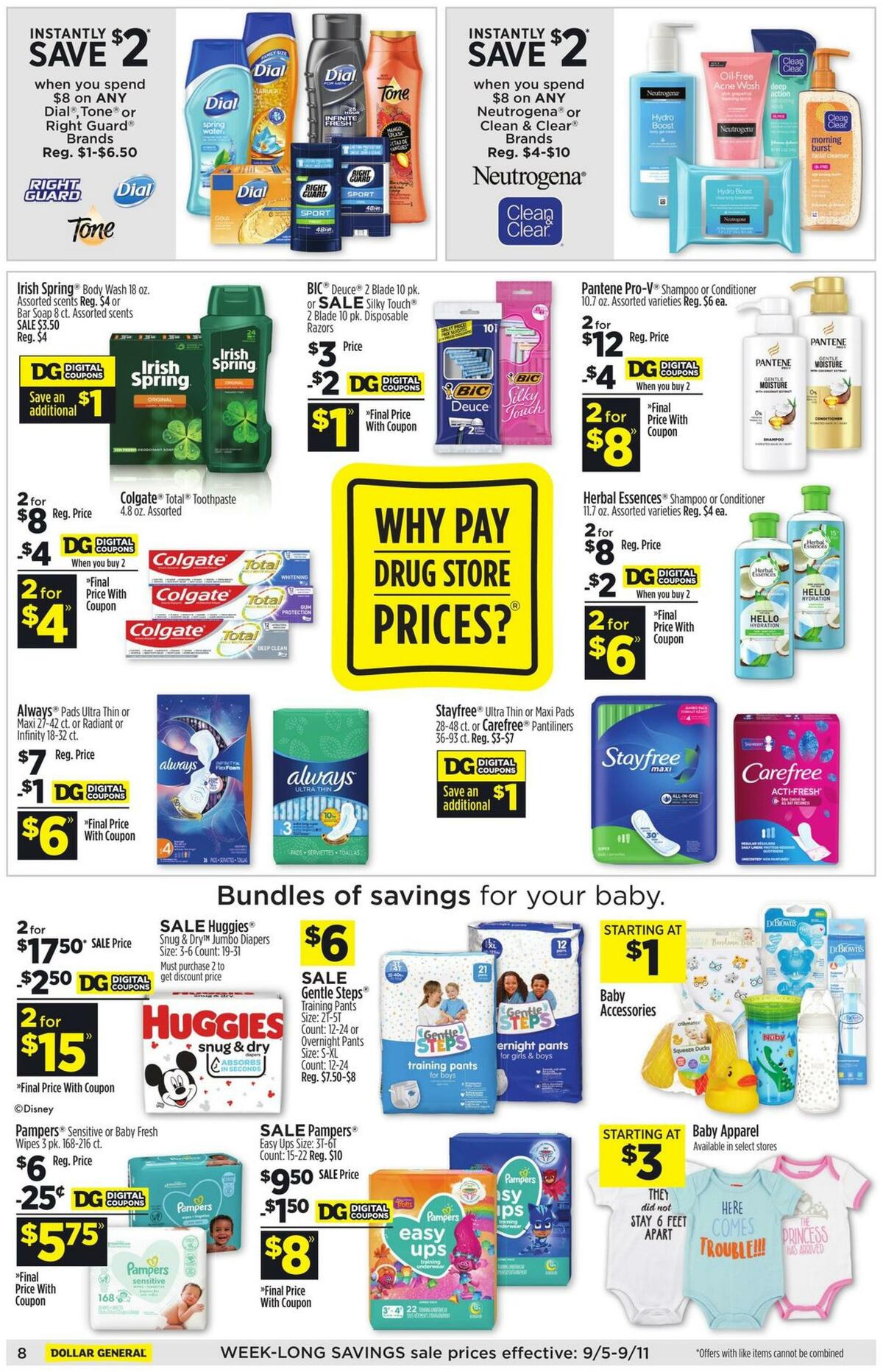 Dollar General Weekly Ad from September 5