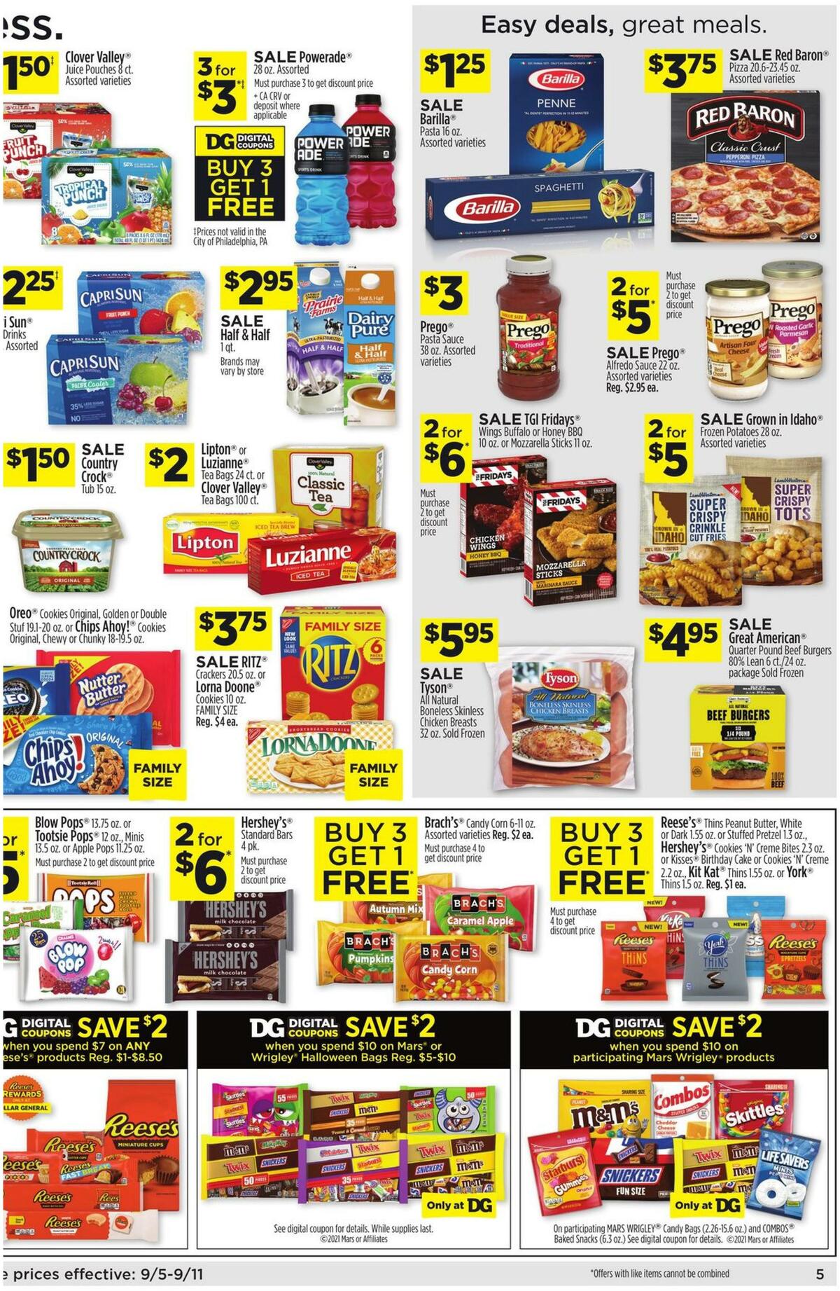 Dollar General Weekly Ad from September 5