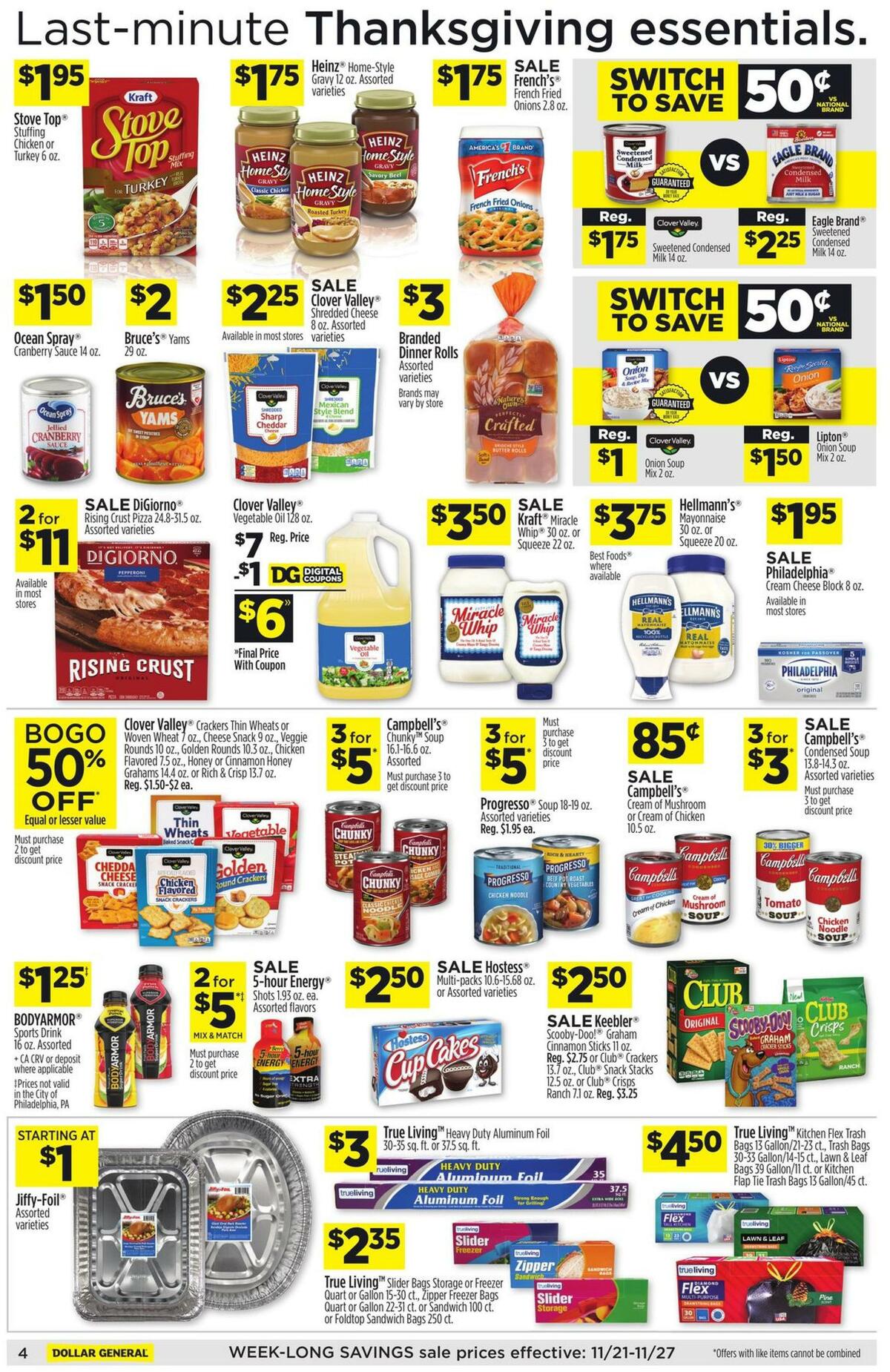 Dollar General Weekly Ad from November 21