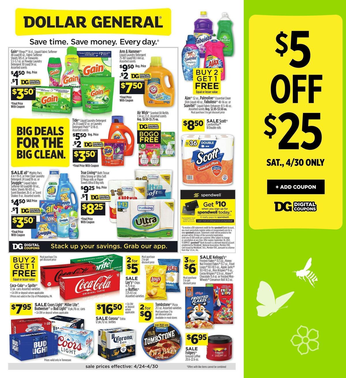 Dollar General Weekly Ad from April 24