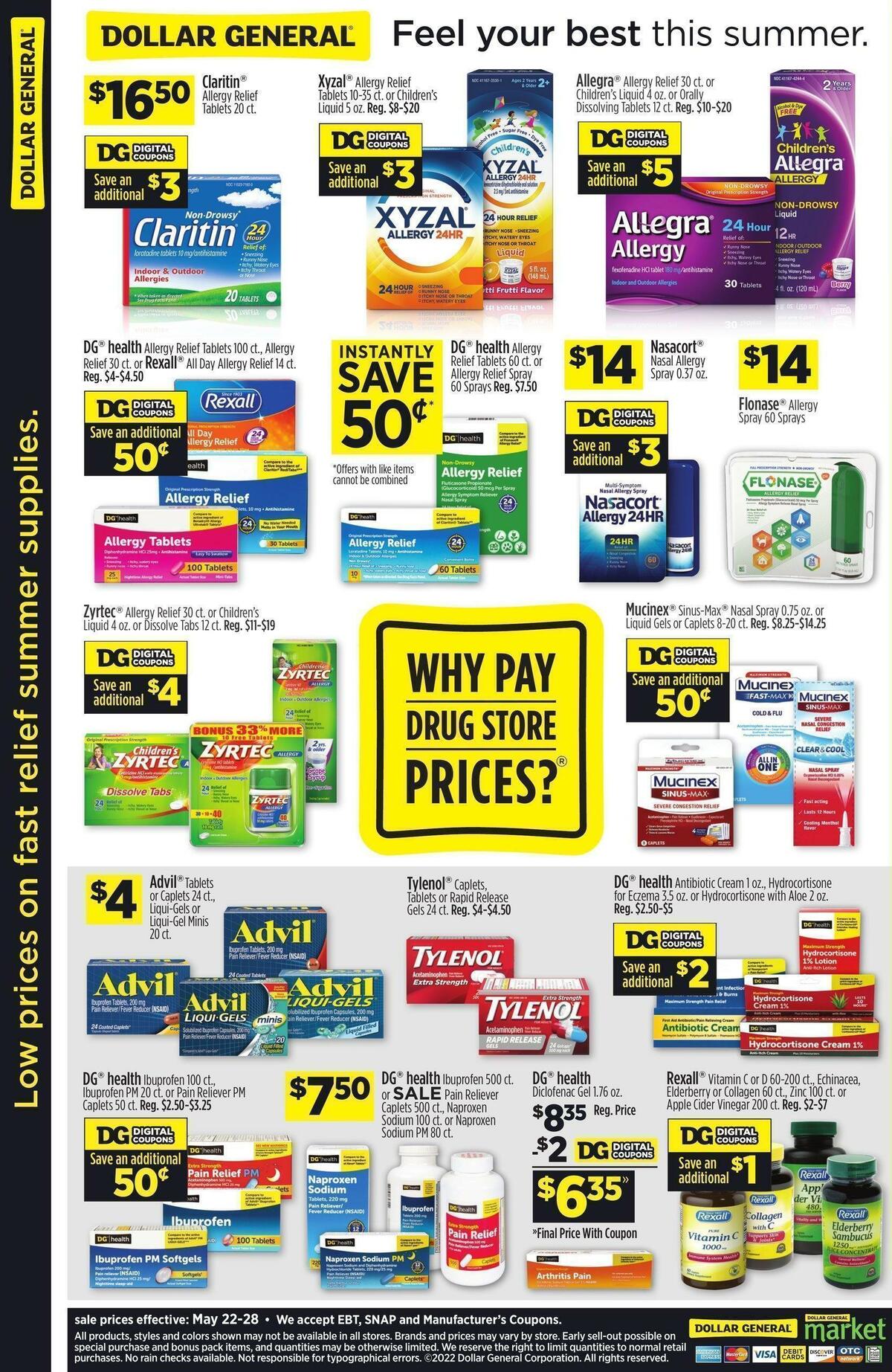 Dollar General Weekly Ad from May 22