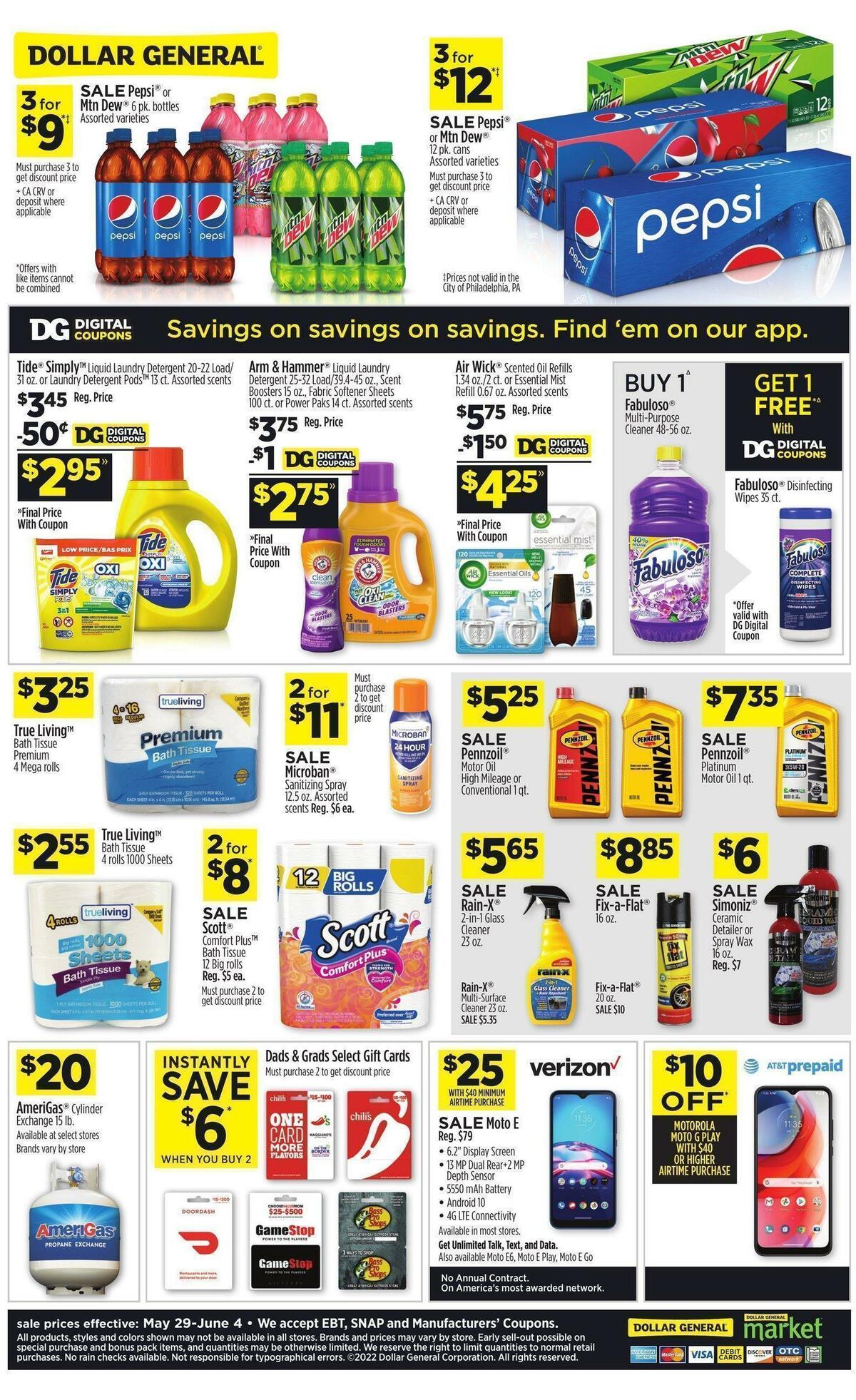 Dollar General Weekly Ad from May 29