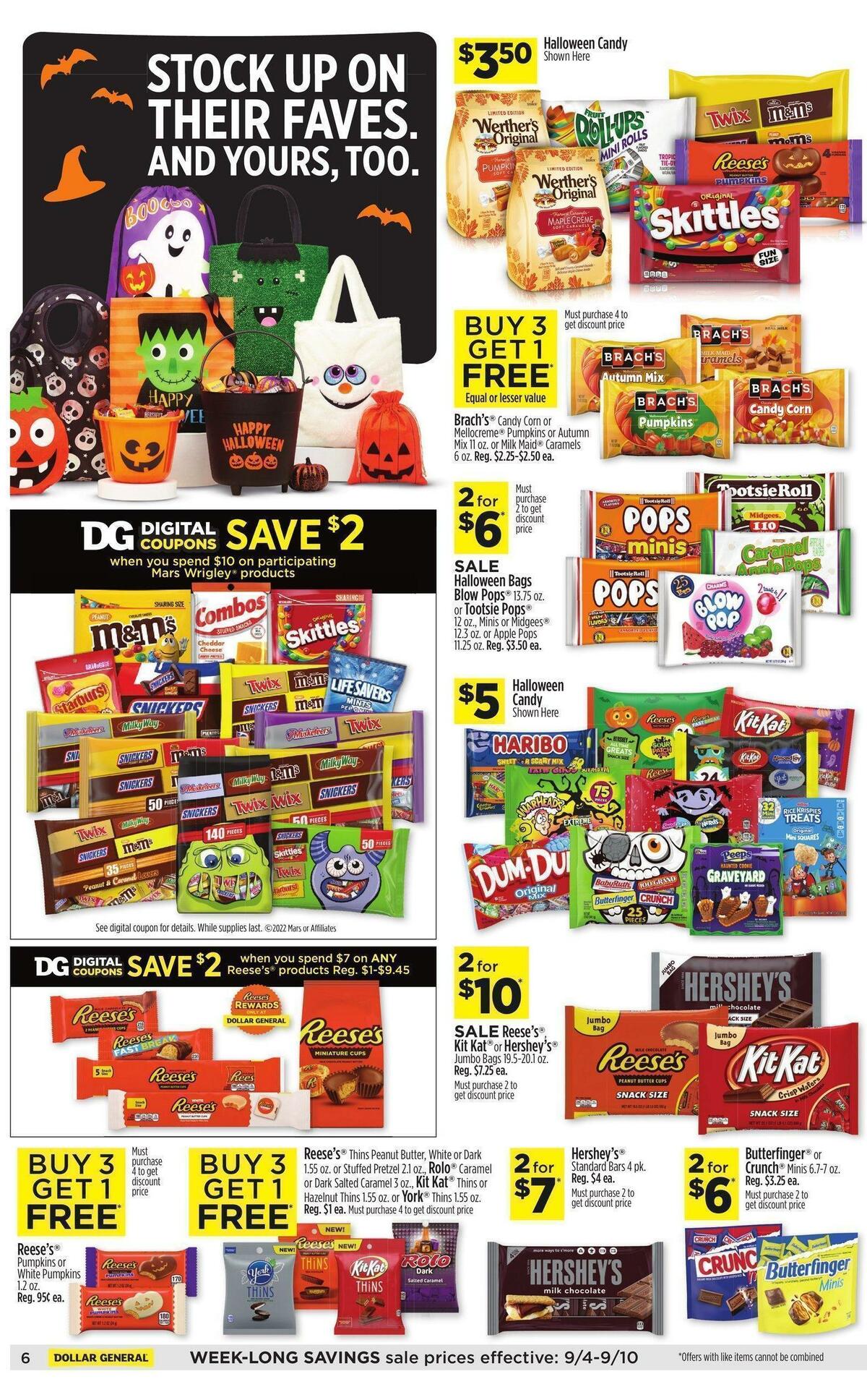 Dollar General Weekly Ad from September 4