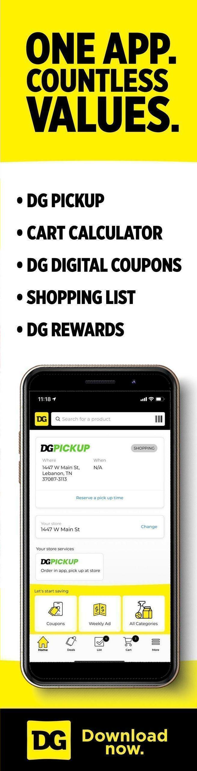 Dollar General Weekly Ad from September 11