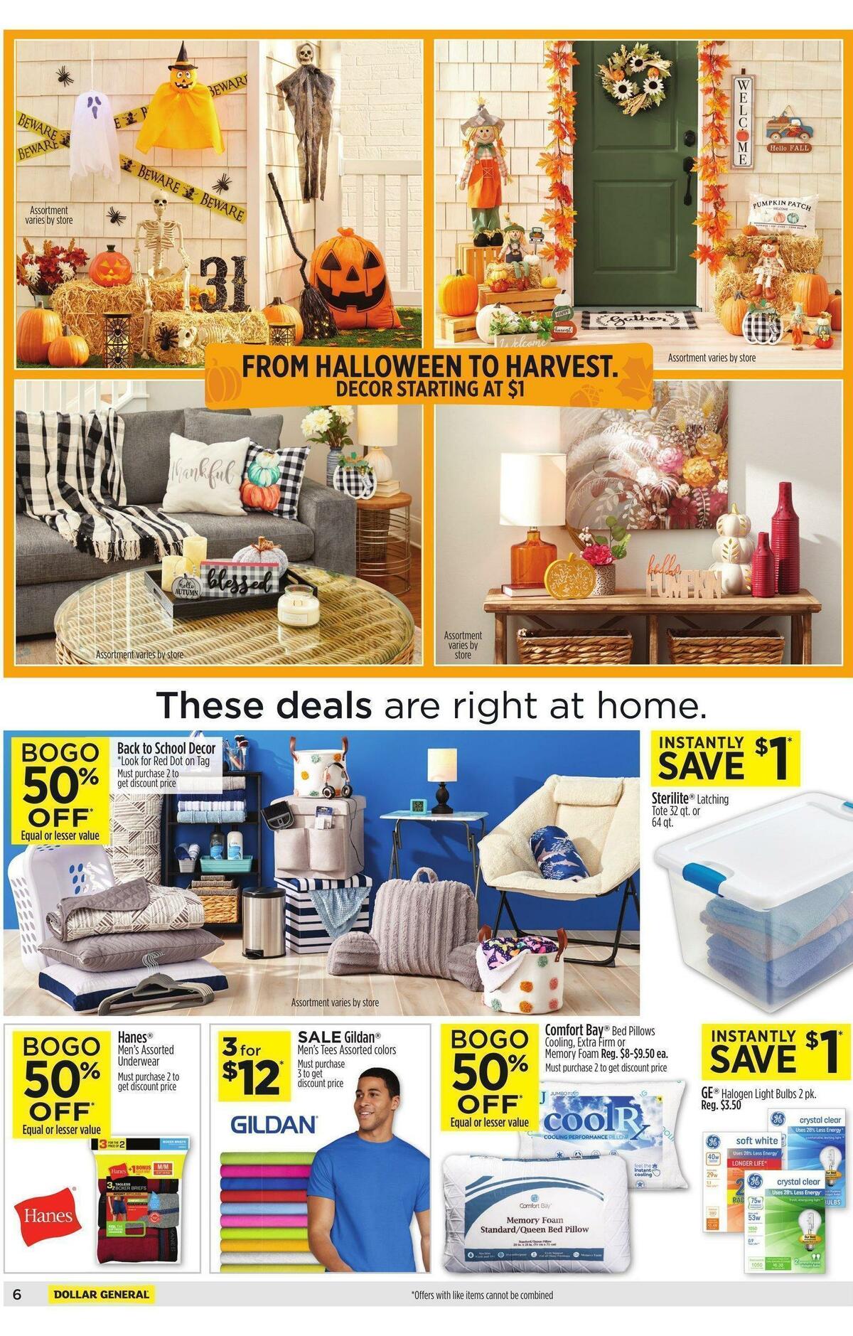 Dollar General Weekly Ad from September 11