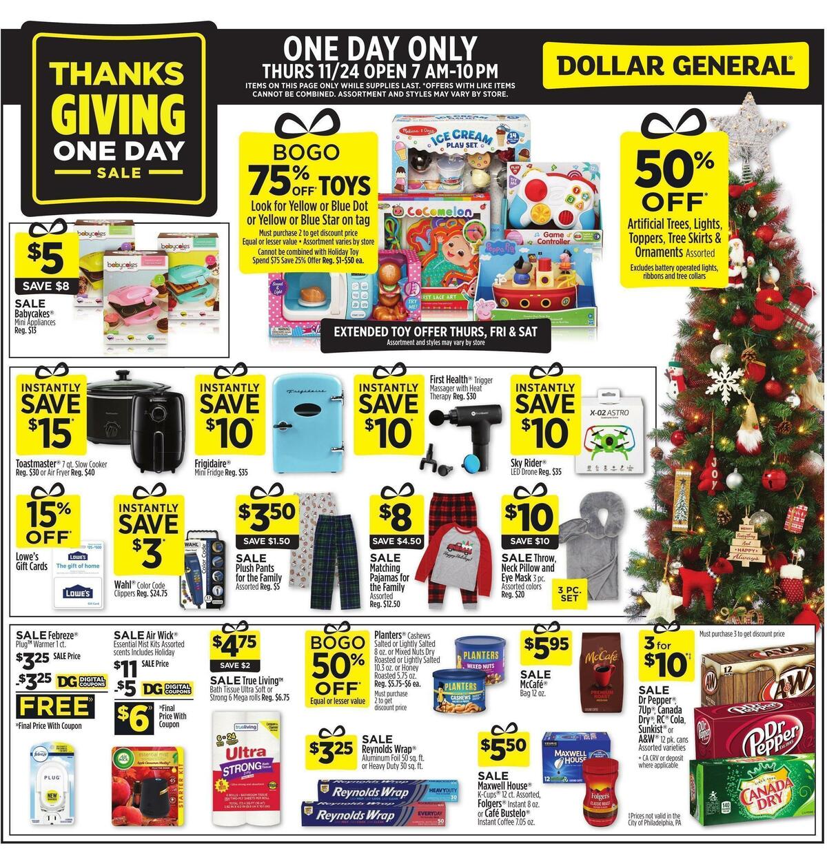 Dollar General Thanksgiving Deal Days Weekly Ad from November 6