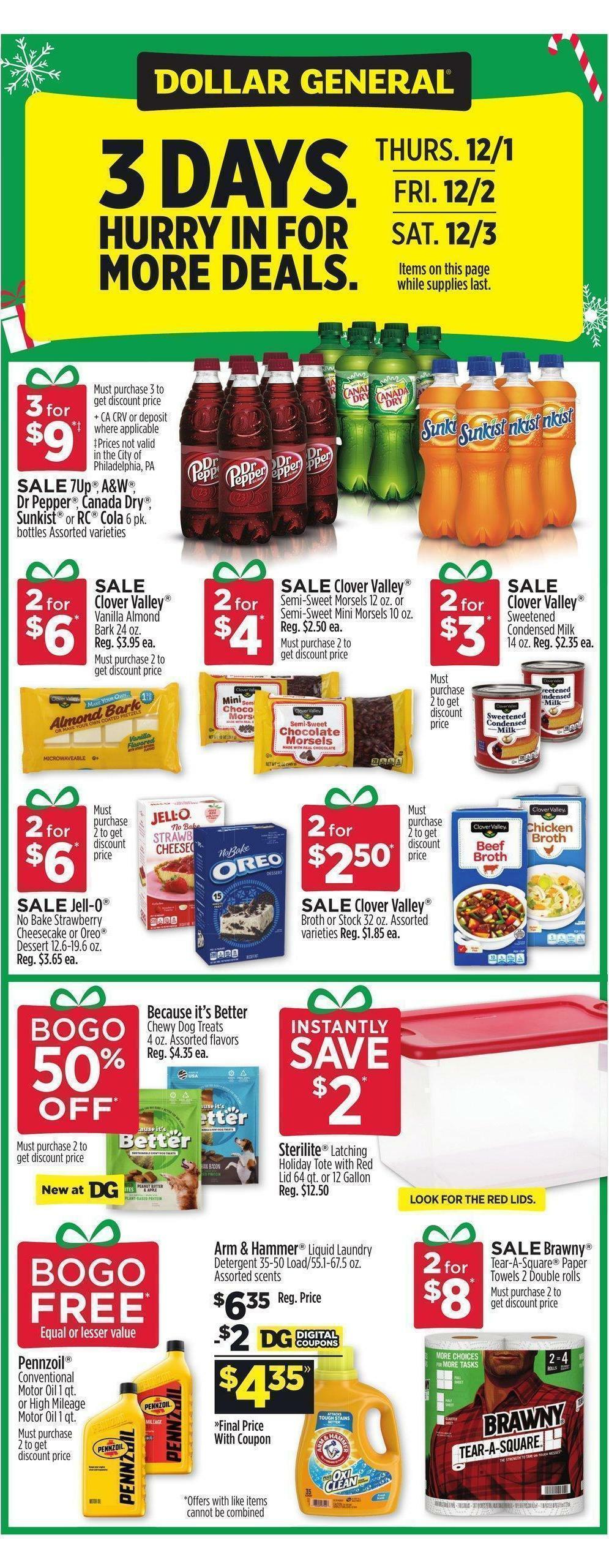 Dollar General Weekly Ad from November 27