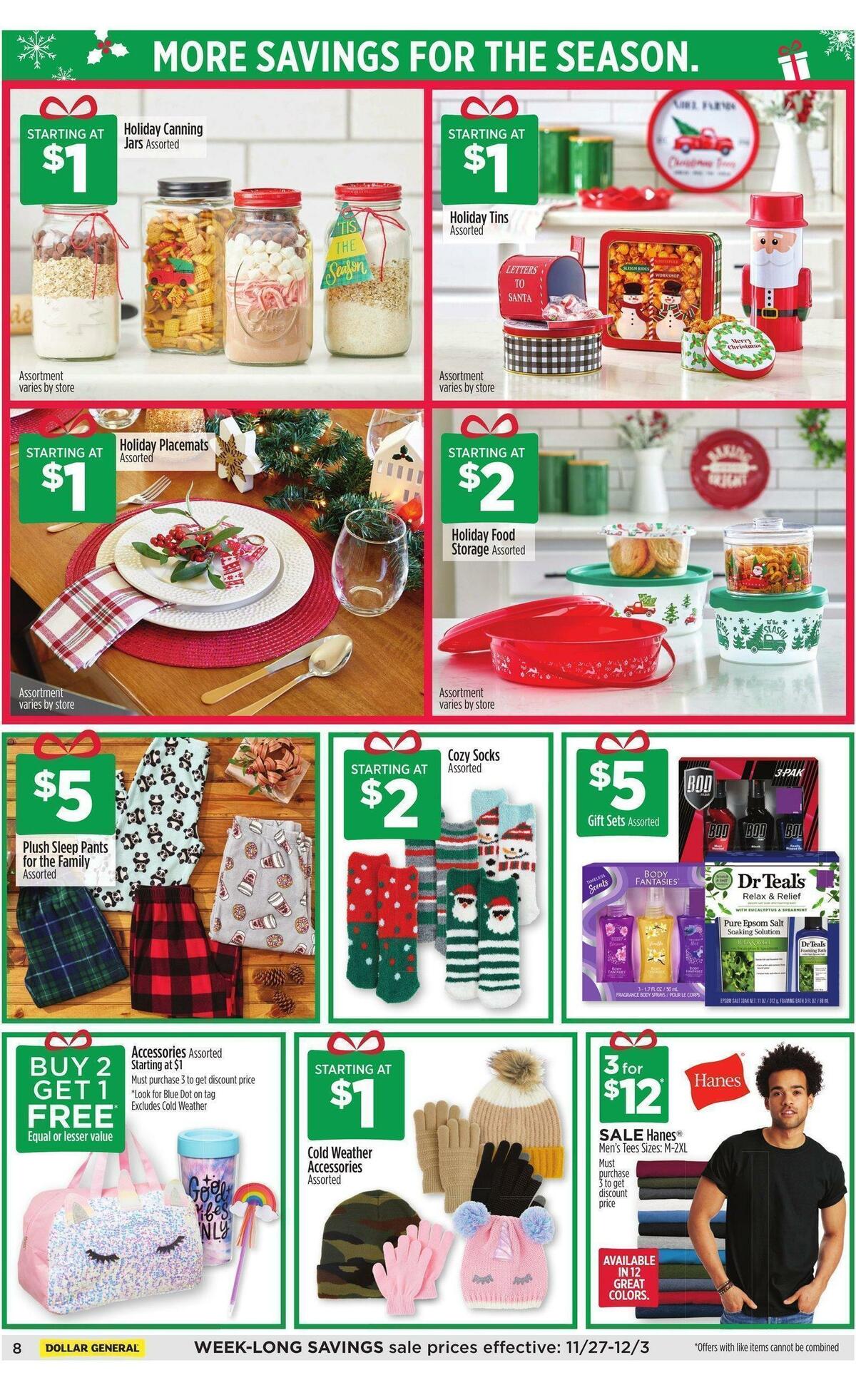 Dollar General Weekly Ad from November 27