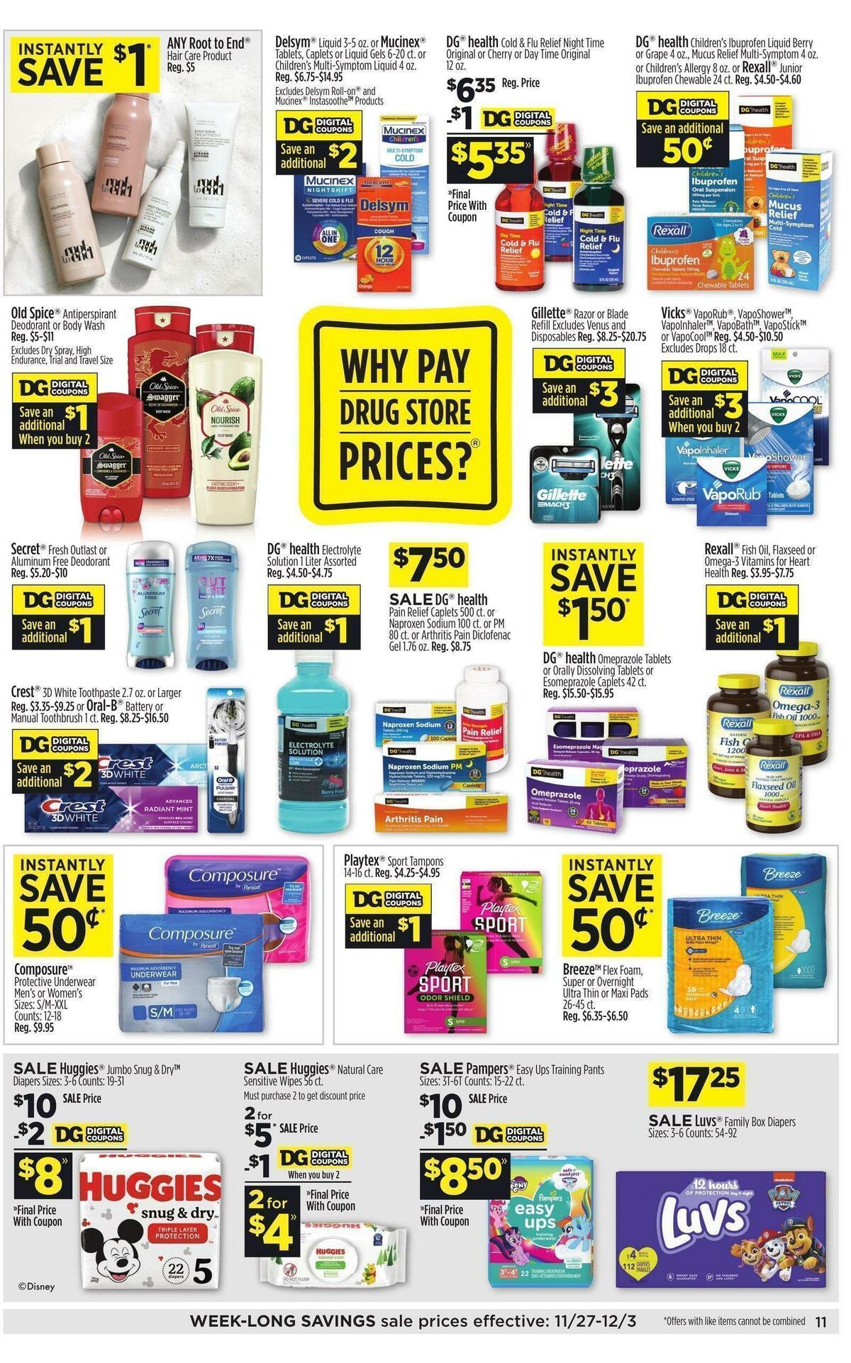 Dollar General Weekly Ad from November 27