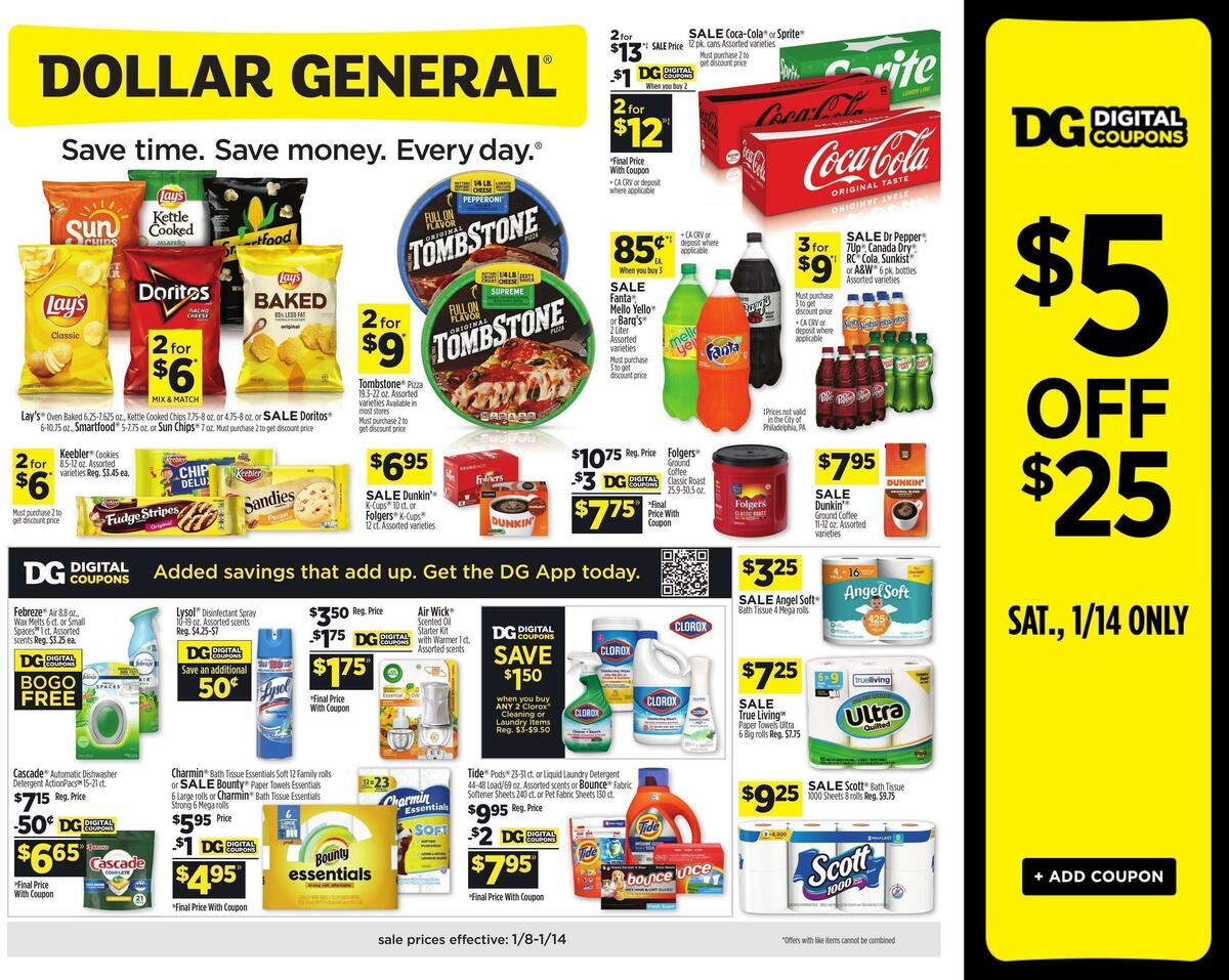 Dollar General Weekly Ad from January 8