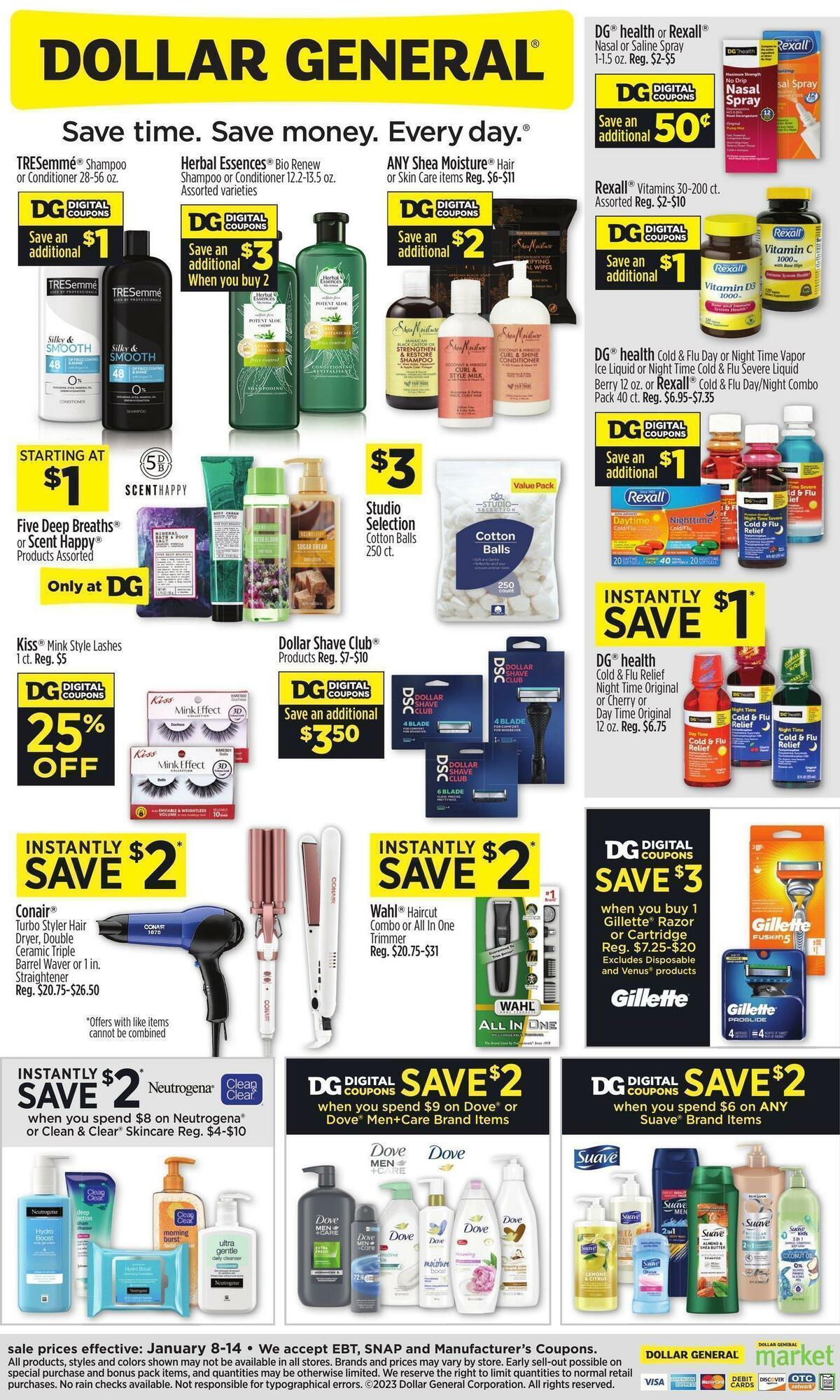 Dollar General Weekly Ad from January 8