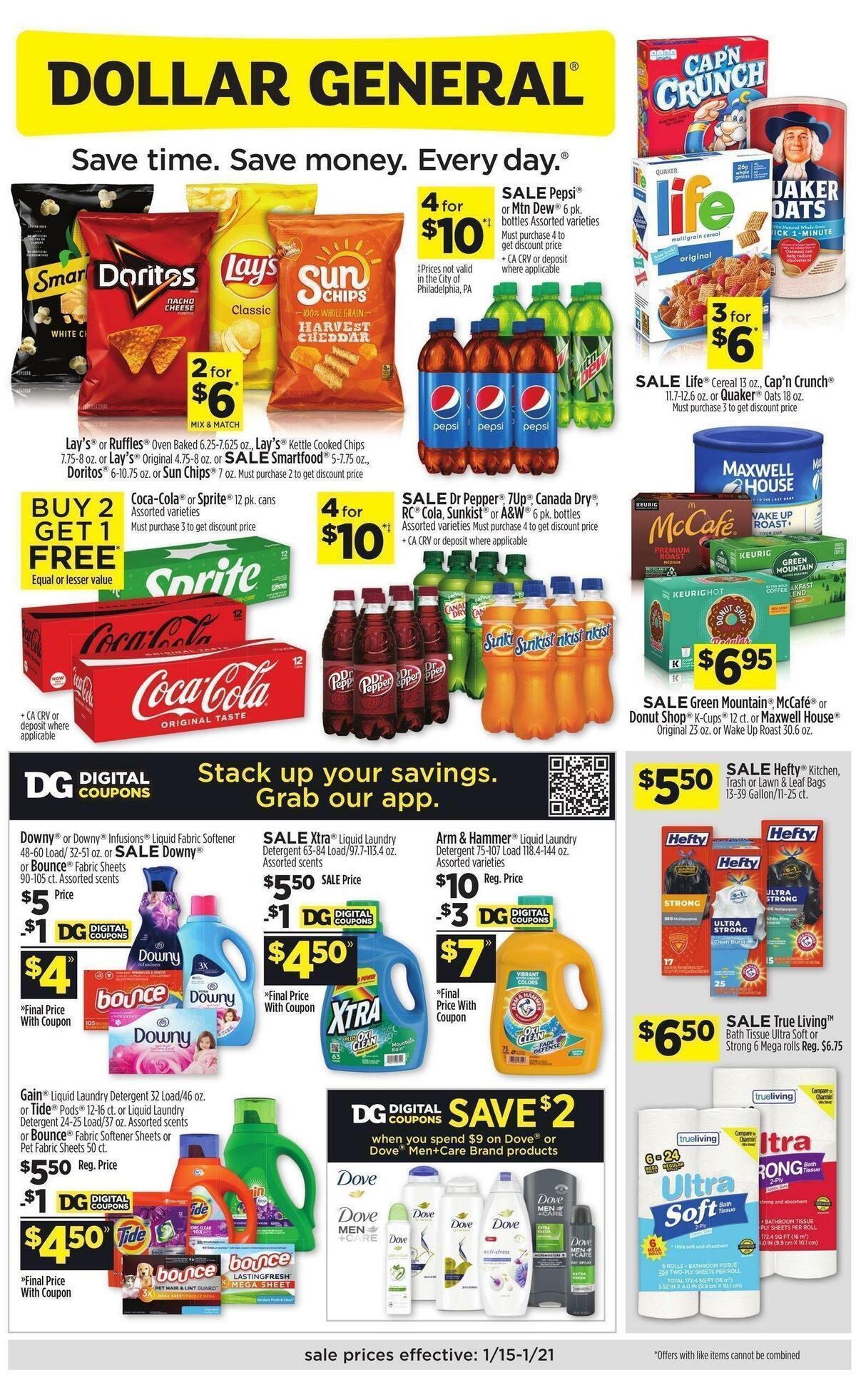 Dollar General Weekly Ad from January 15