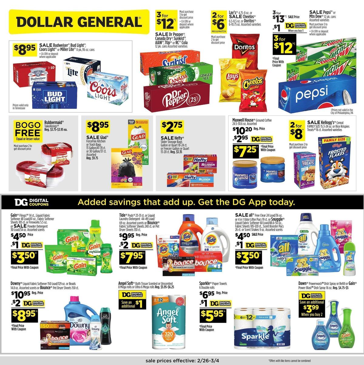 Dollar General Weekly Ad from February 26