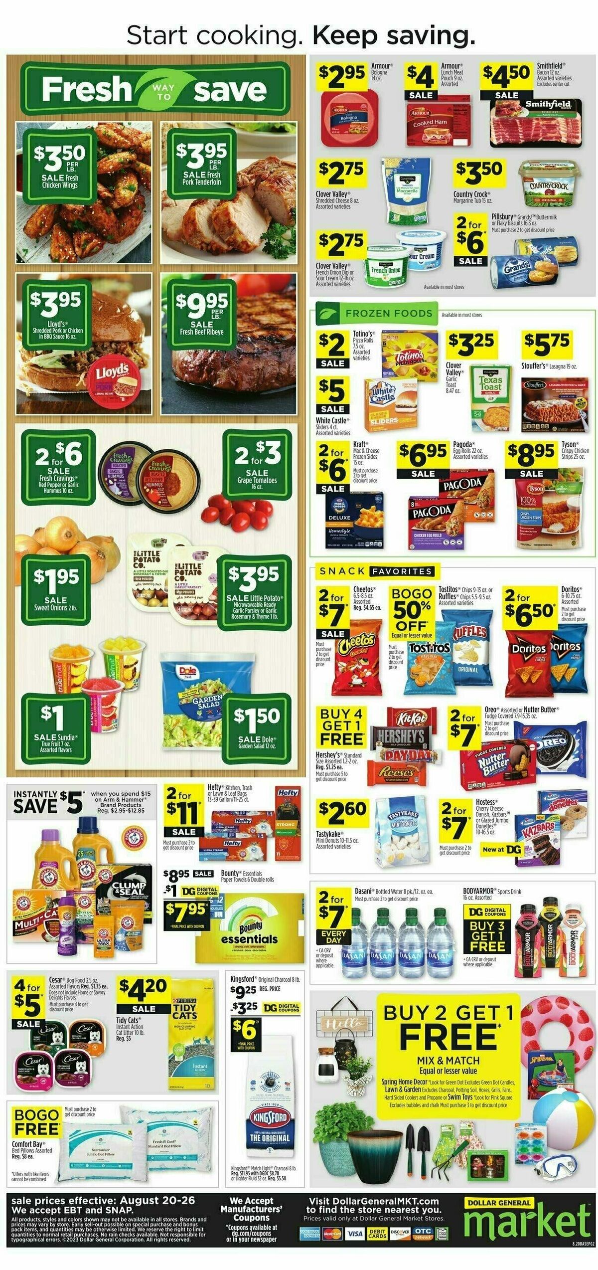 Dollar General Market Ad Weekly Ad from August 20