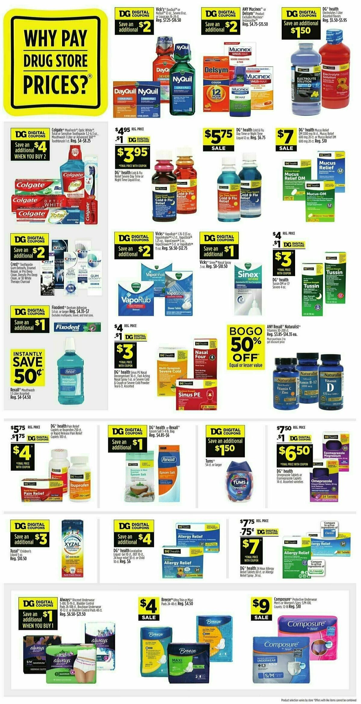 Dollar General Weekly Ad from October 15