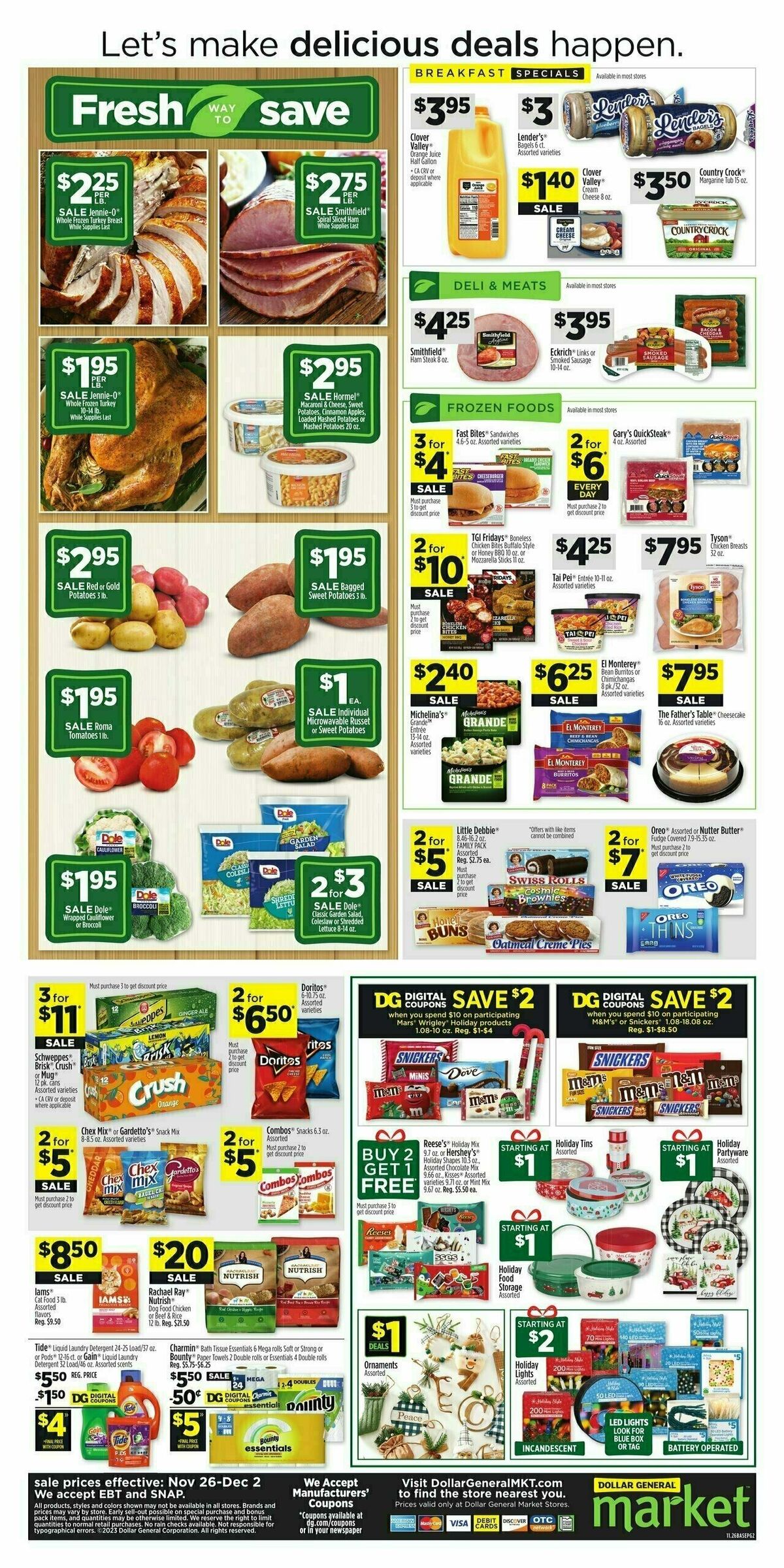 Dollar General Market Ad Weekly Ad from November 26