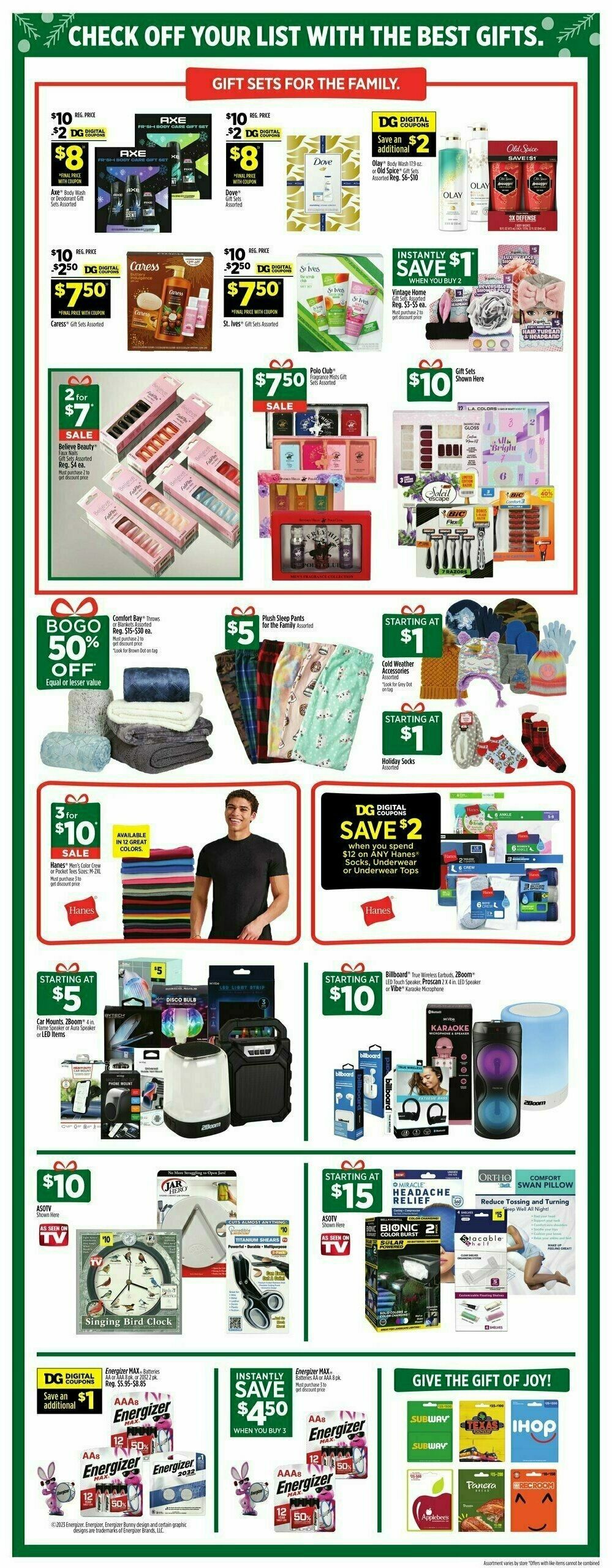 Dollar General Weekly Ad from December 10