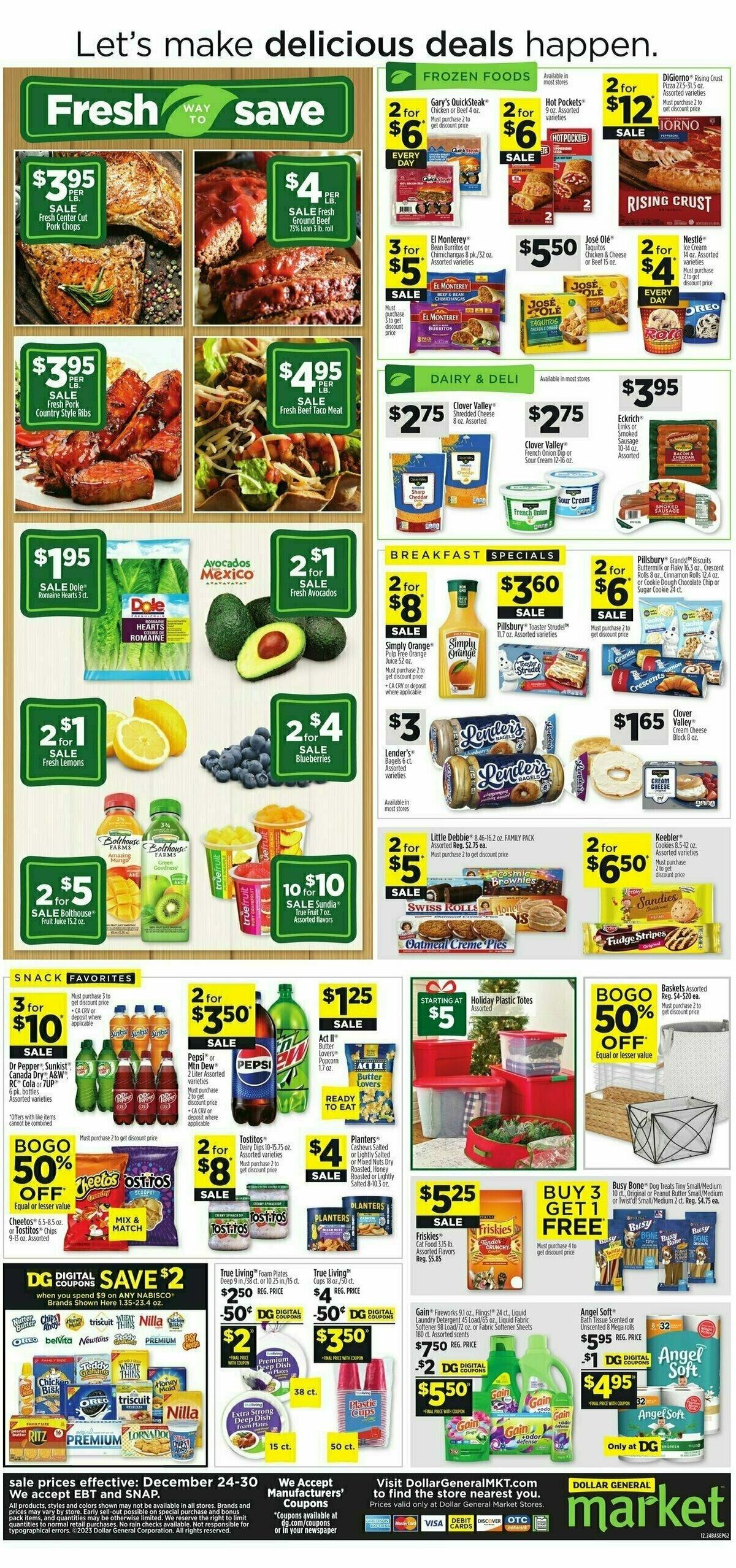 Dollar General Market Ad Weekly Ad from December 24