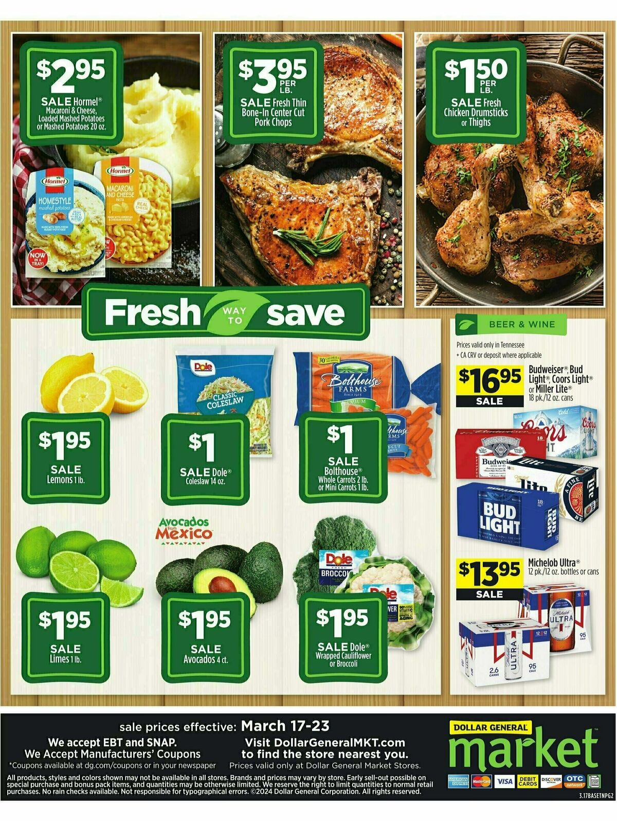 Dollar General Market Ad Weekly Ad from March 17