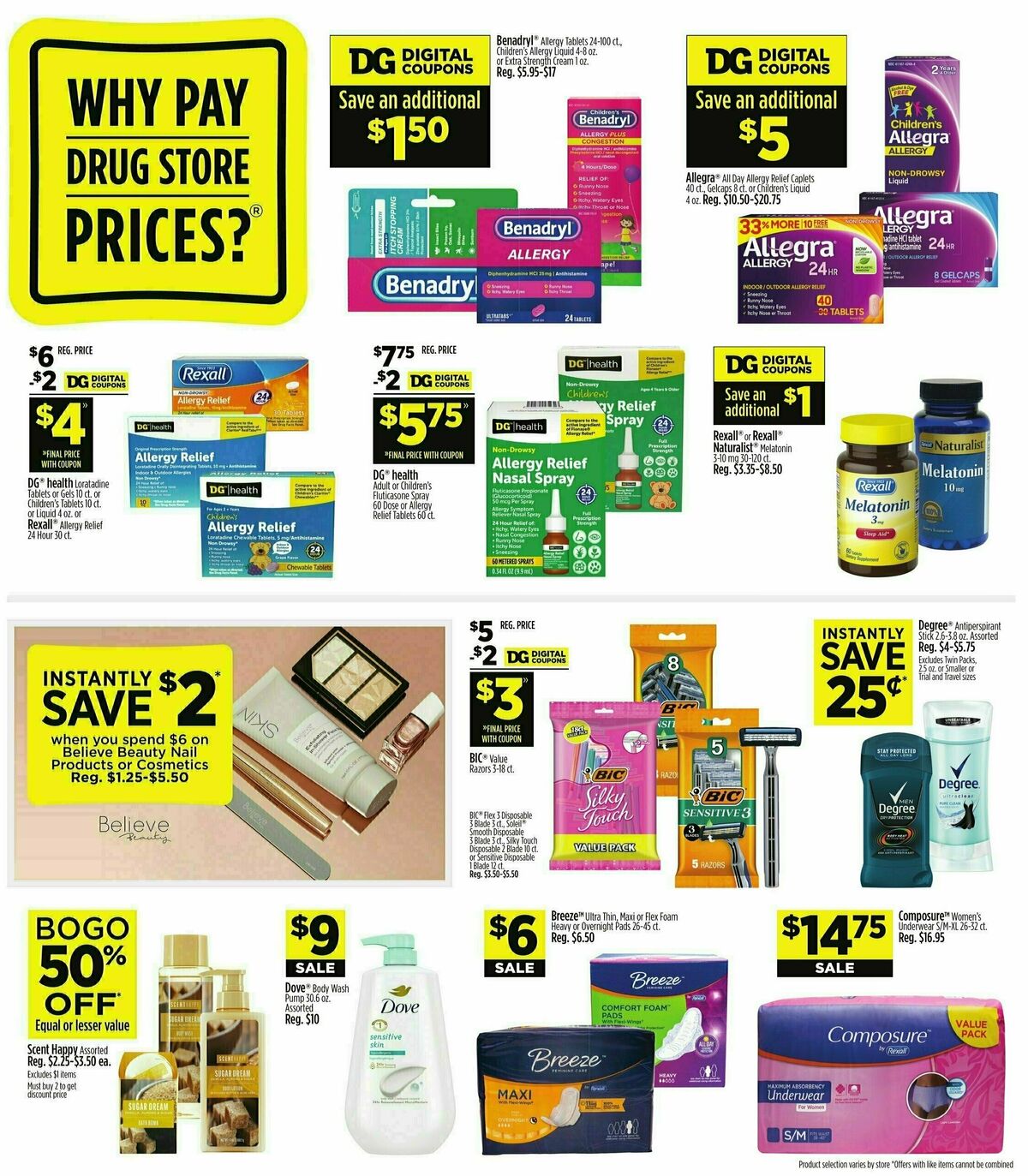 Dollar General Weekly Ad from March 31