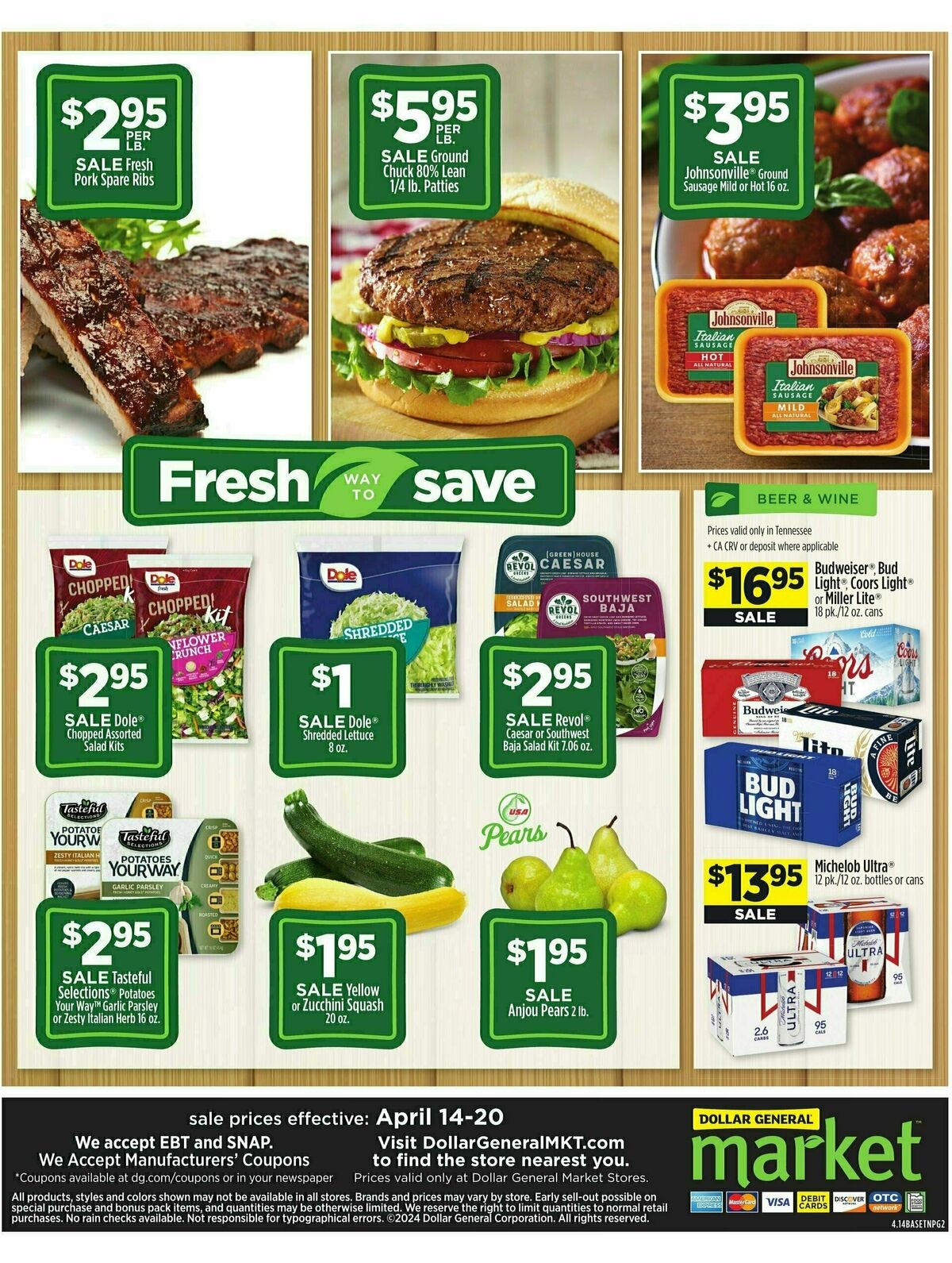 Dollar General Market Ad Weekly Ad from April 14