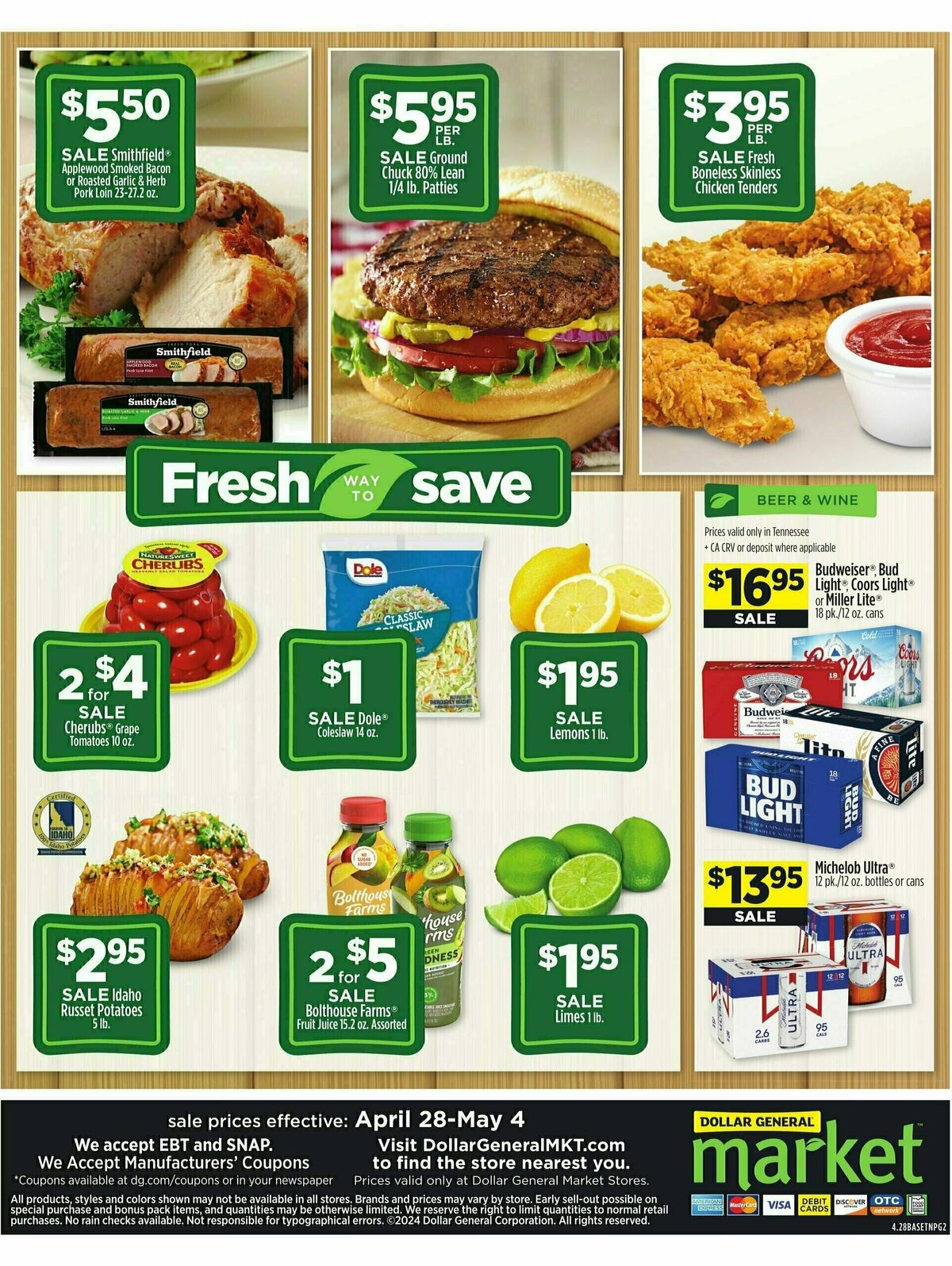 Dollar General Market Ad Weekly Ad from April 28