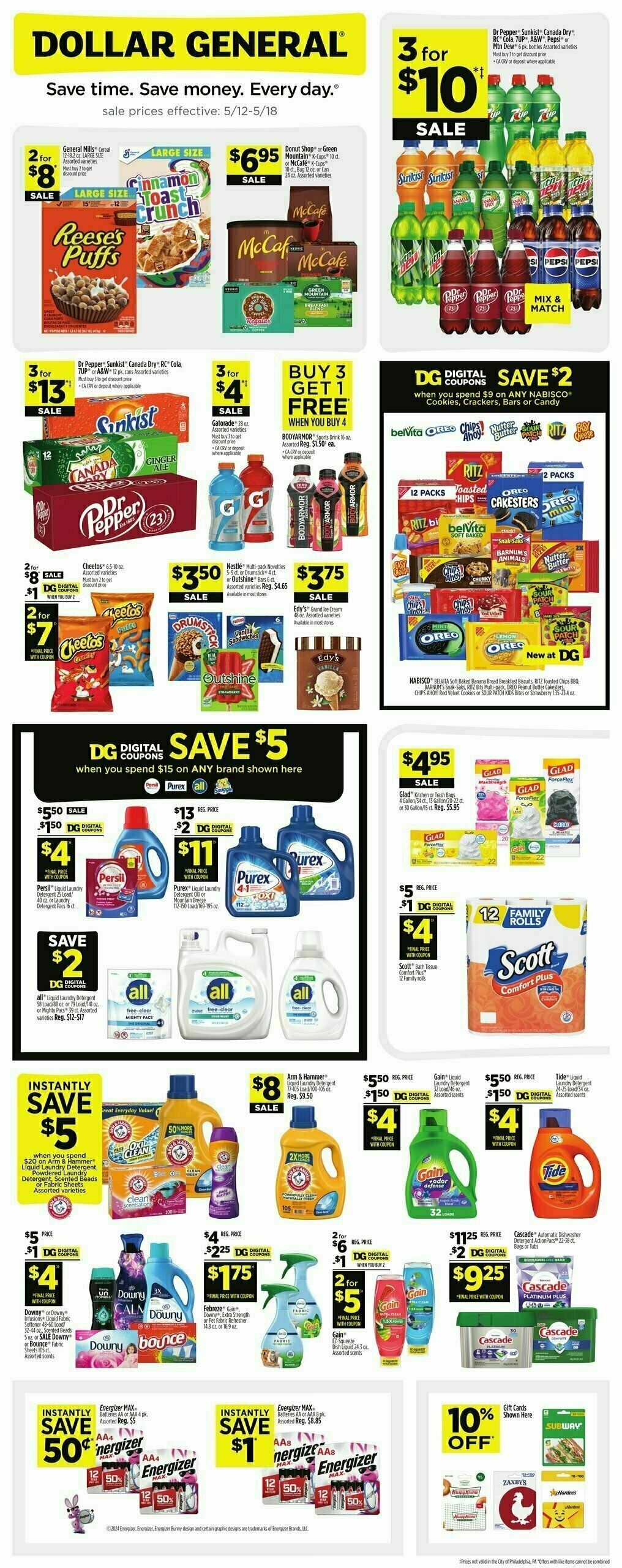 Dollar General Weekly Ad from May 12