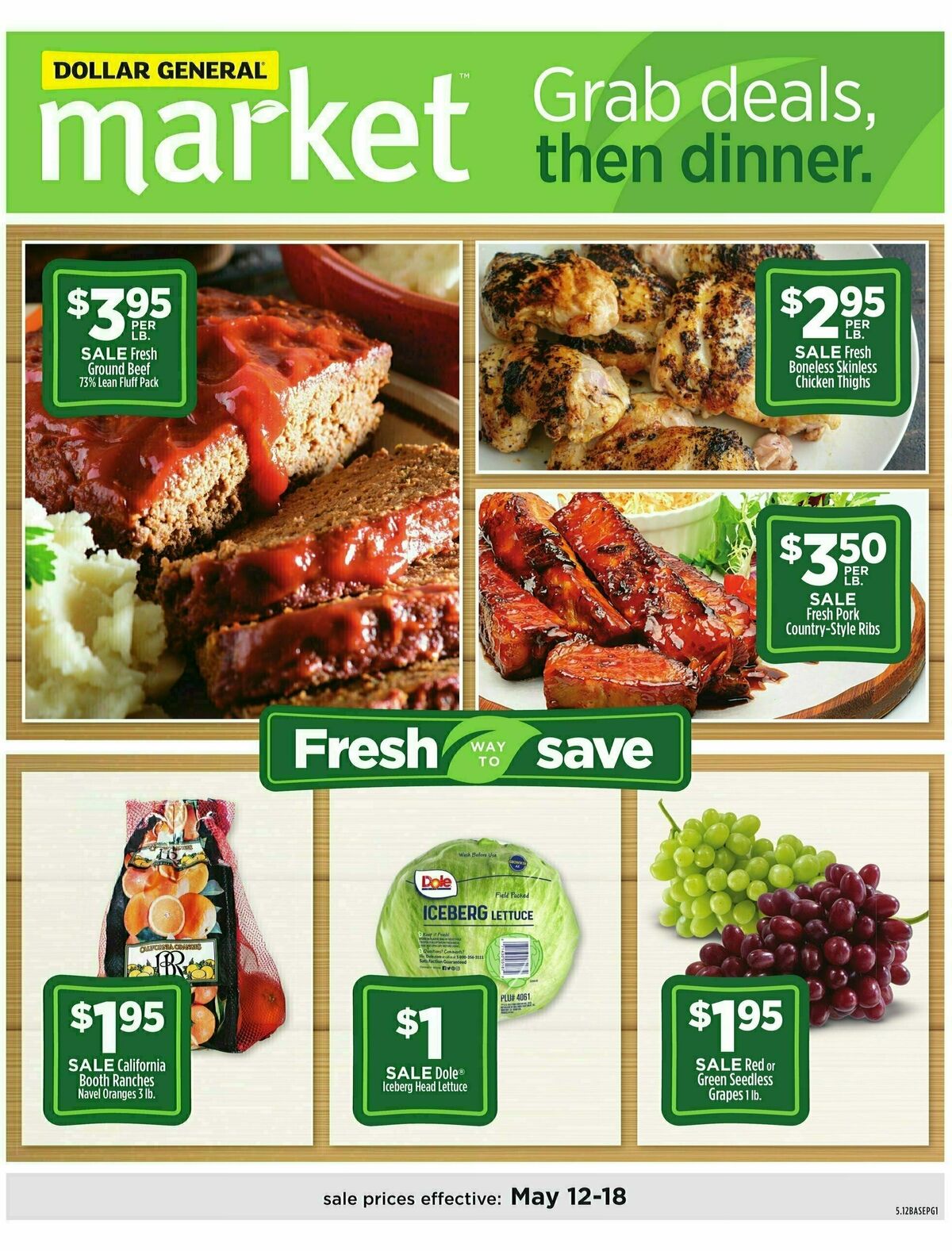 Dollar General Market Weekly Ad from May 12