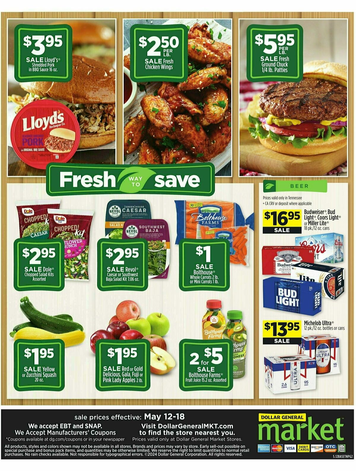 Dollar General Market Weekly Ad from May 12