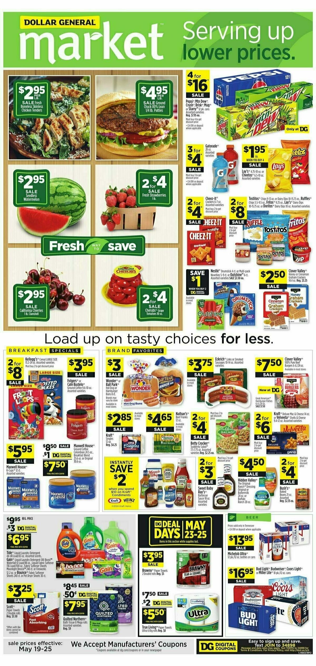 Dollar General Market Weekly Ad from May 19