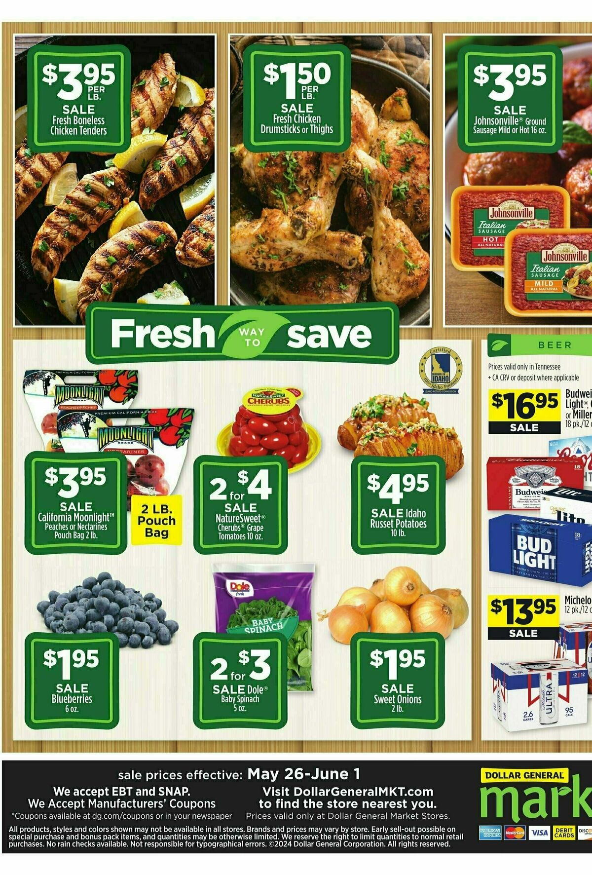 Dollar General Market Weekly Ad from May 26