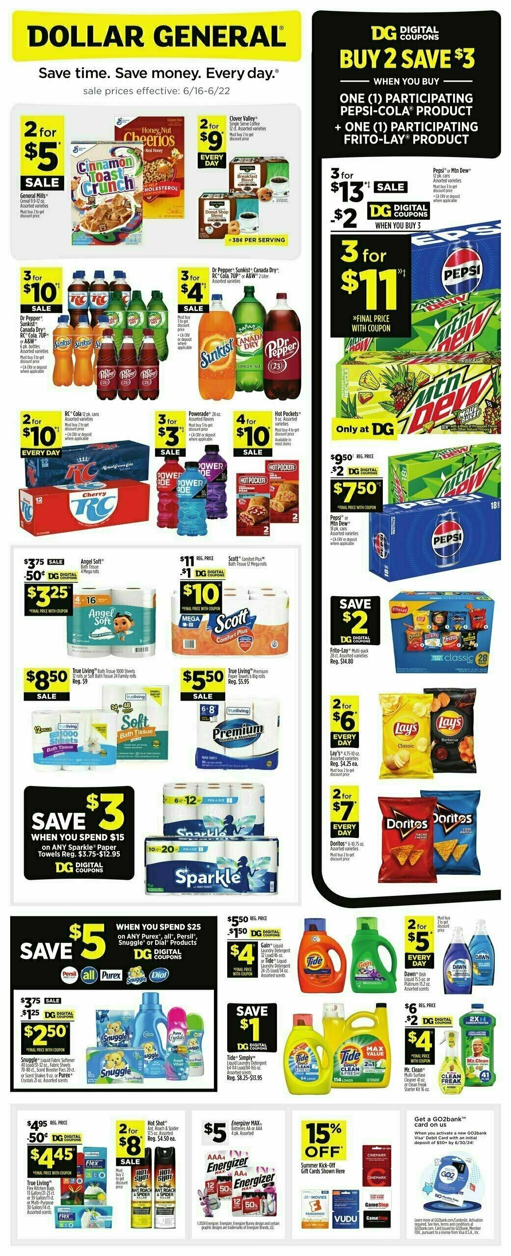 Dollar General Weekly Ad from June 16