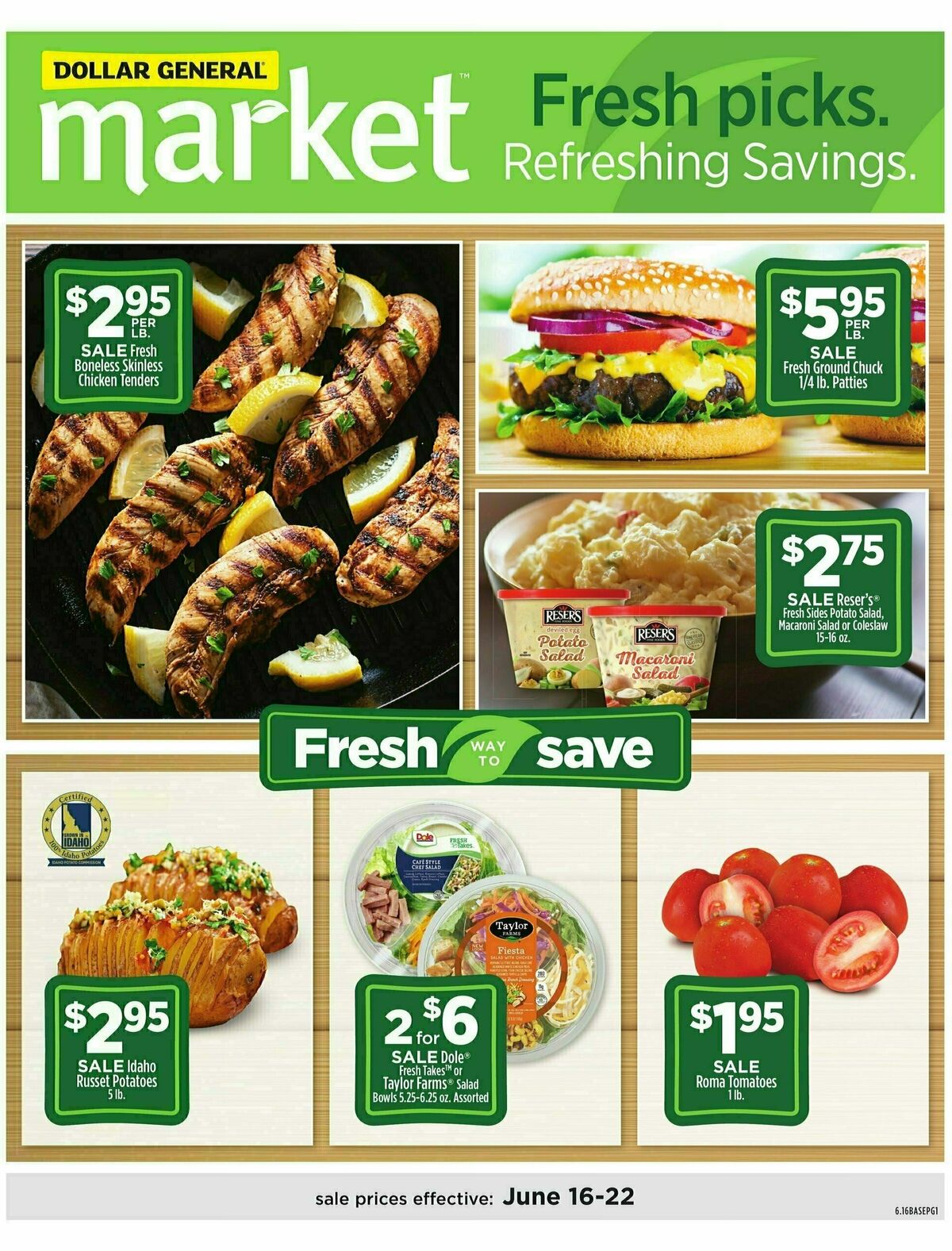 Dollar General Market Weekly Ad from June 16