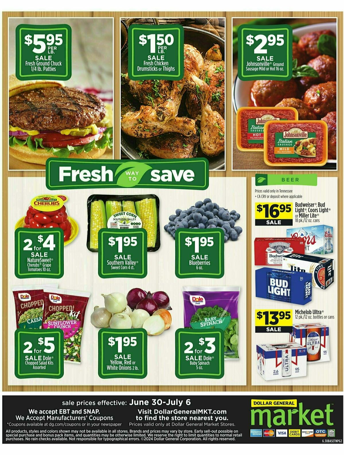 Dollar General Market Ad Weekly Ad from June 30
