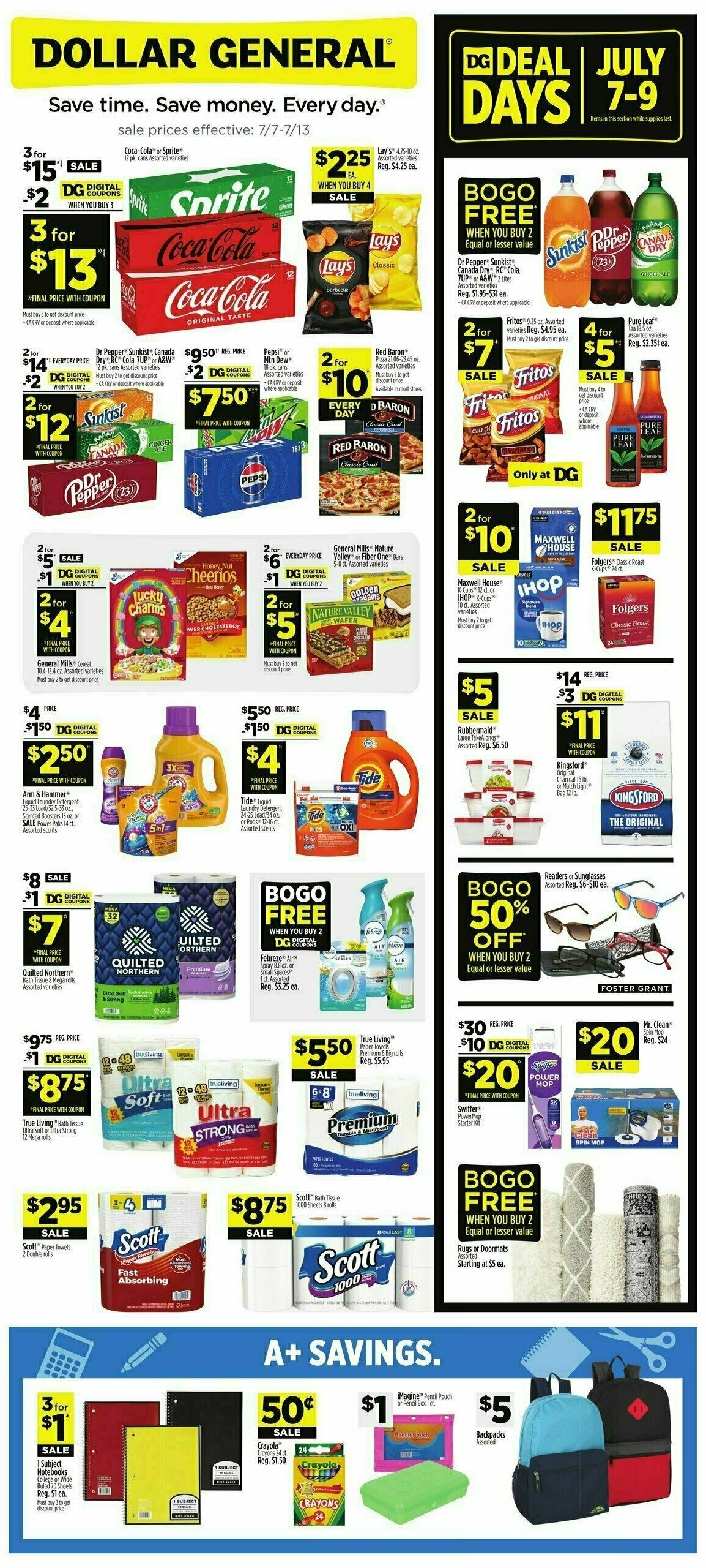 Dollar General Weekly Ad from July 7