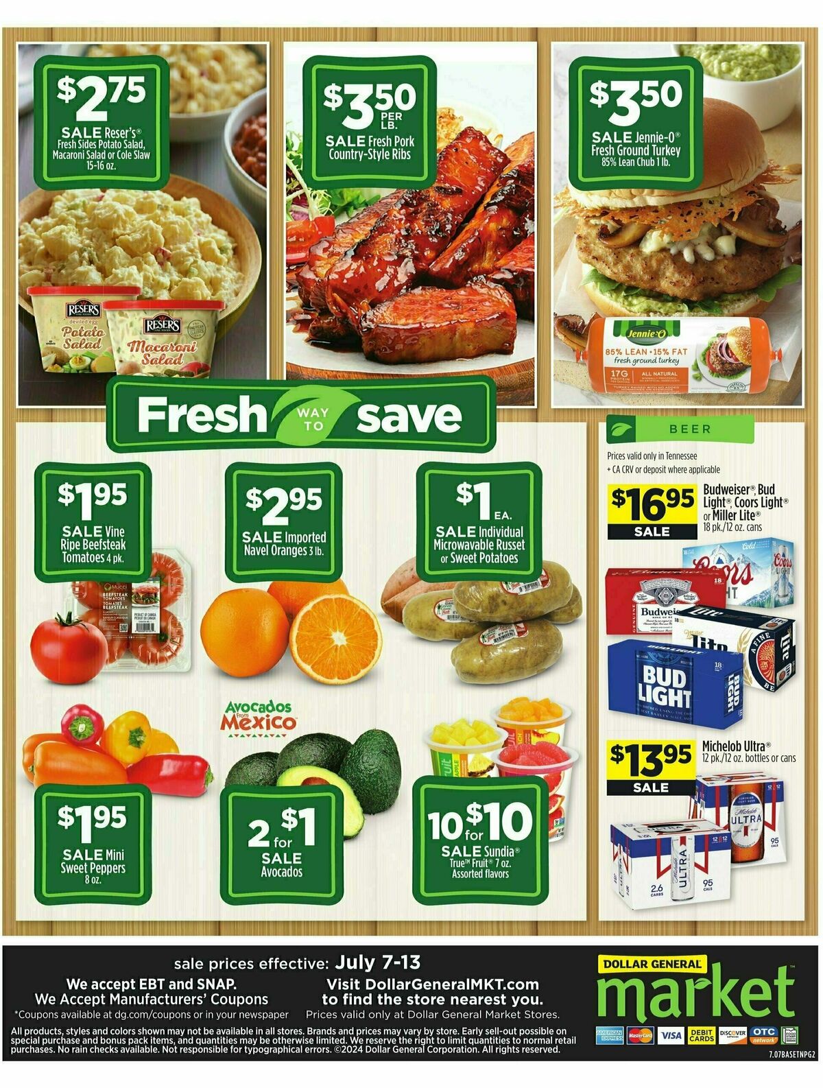 Dollar General Market Ad Weekly Ad from July 7