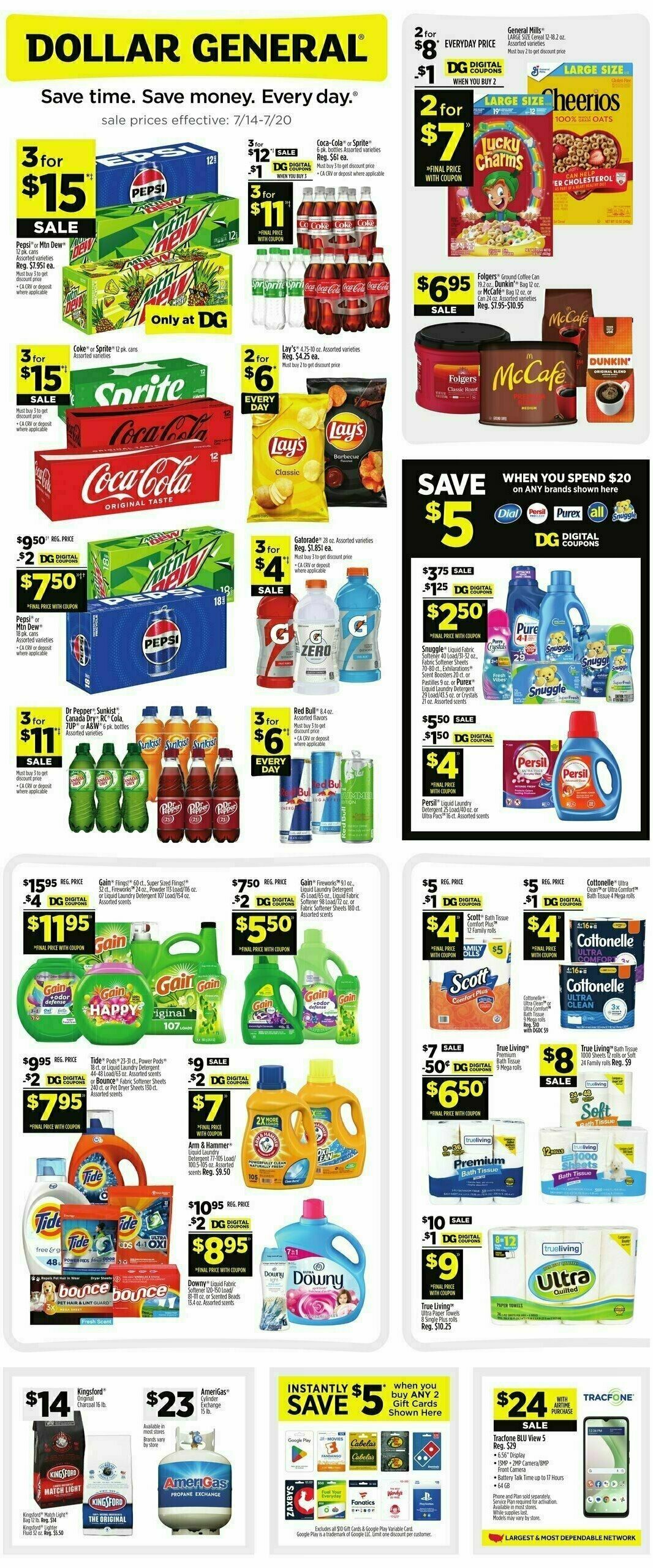 Dollar General Weekly Ad from July 14