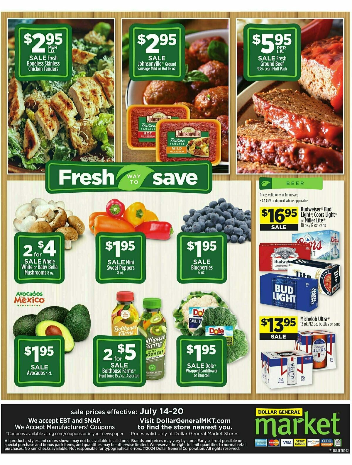 Dollar General Market Weekly Ad from July 14