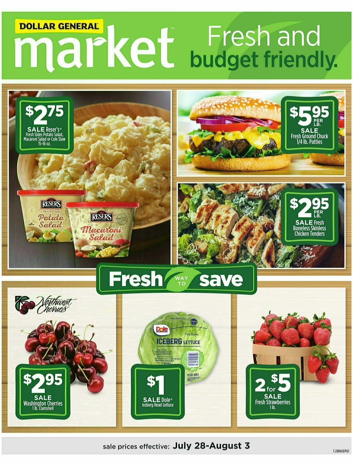 Dollar General Market Ad Weekly Ad from July 28