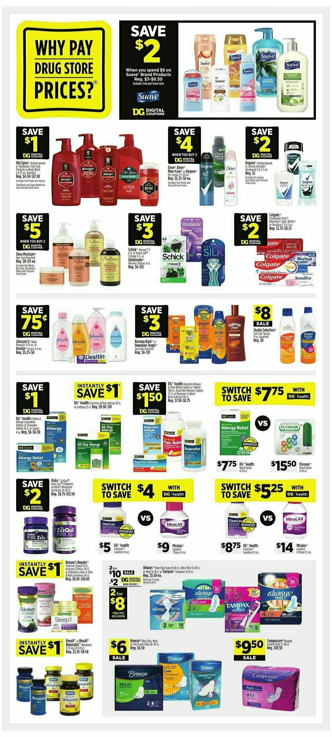 Dollar General Weekly Ad from August 11