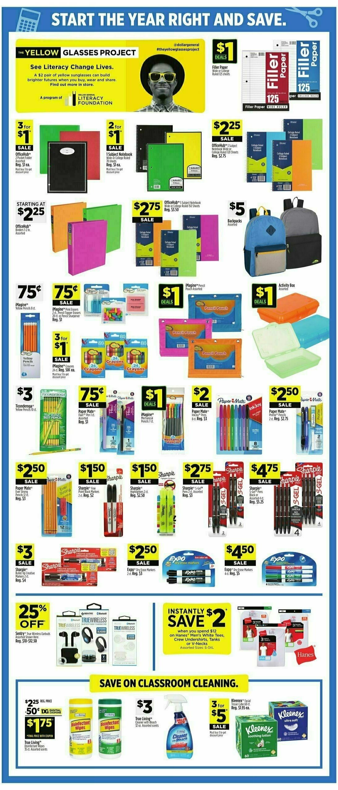 Dollar General Weekly Ad from August 18